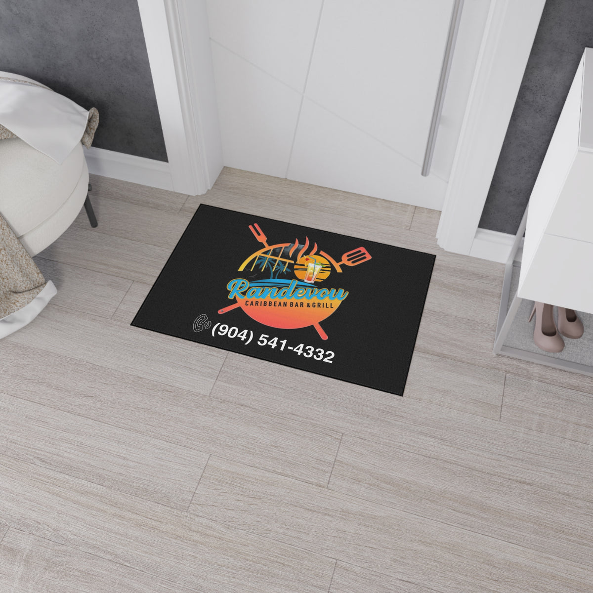 Randevous Bar and Grilled #2 Heavy Duty Floor Mat