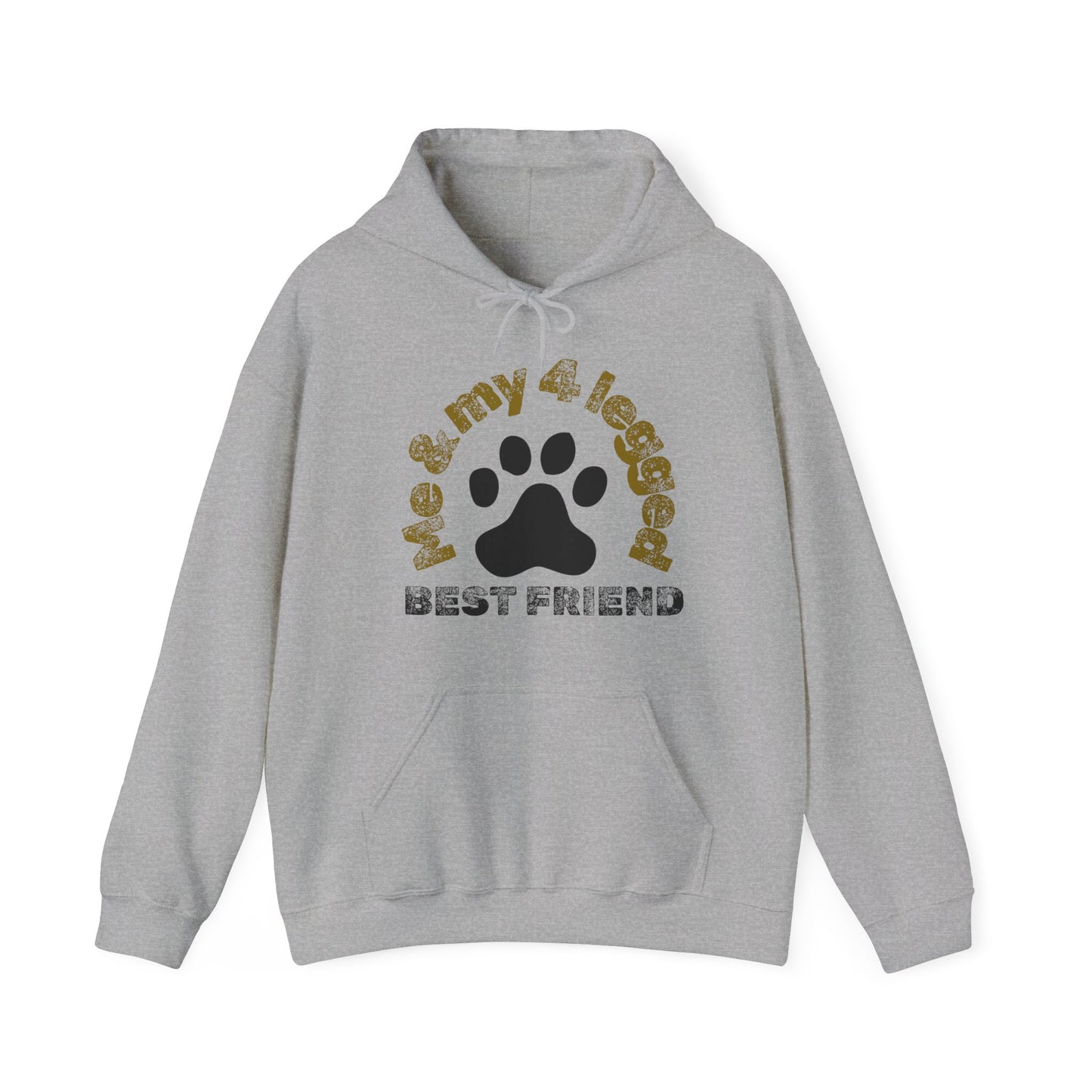 Me and my 4 legged best friend Unisex Heavy Blend™ Hooded Sweatshirt