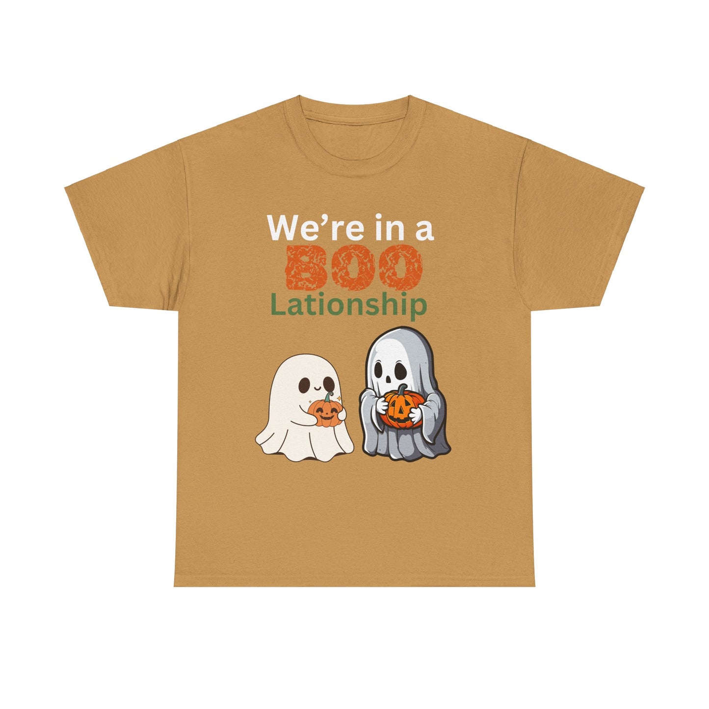 Matching Halloween shirt for couple in a relationship we’re in a boo patio shop