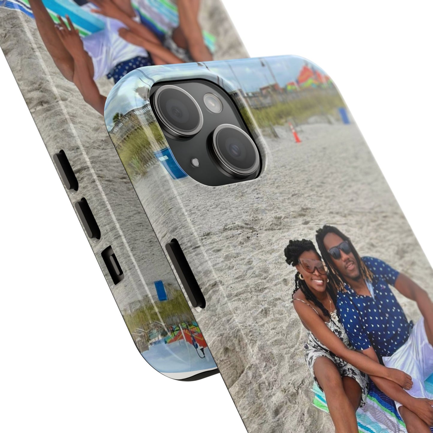 Personalized Tough Phone Cases, Customizable Phone Cover, Durable Phone Protection, Beach Memories Case, Unique Gift Idea, Summer Vibes