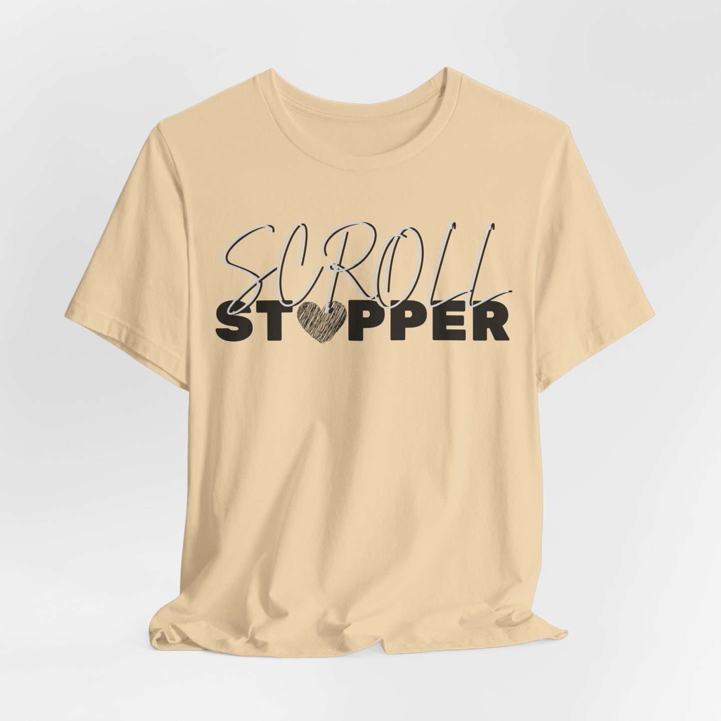 Scroll stopper ( women top ) Unisex Jersey Short Sleeve Tee