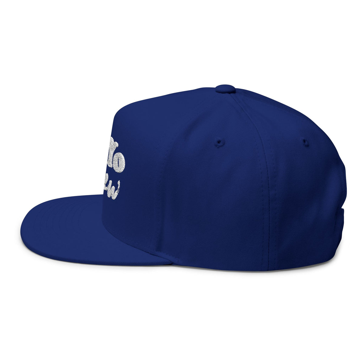 Fè yo wew Stylish Flat Bill Cap | Electric Vibe Hat for Casual Outings, Fashion Statement, Gift Idea for Dad, Birthday Cap
