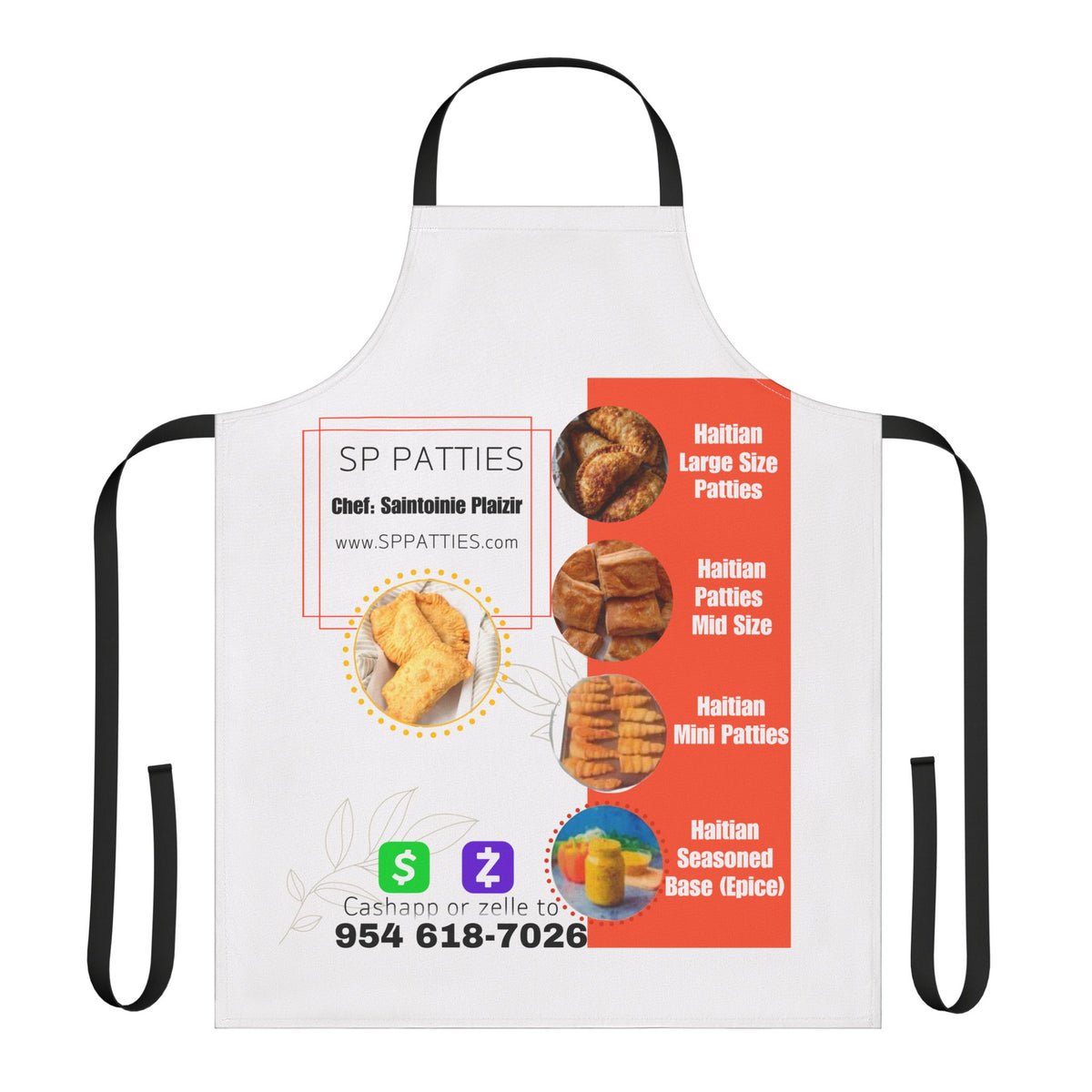Chef Saintoinie Plaizir Apron with 5-Color Straps - Perfect for Cooking Enthusiasts & Culinary Professionals