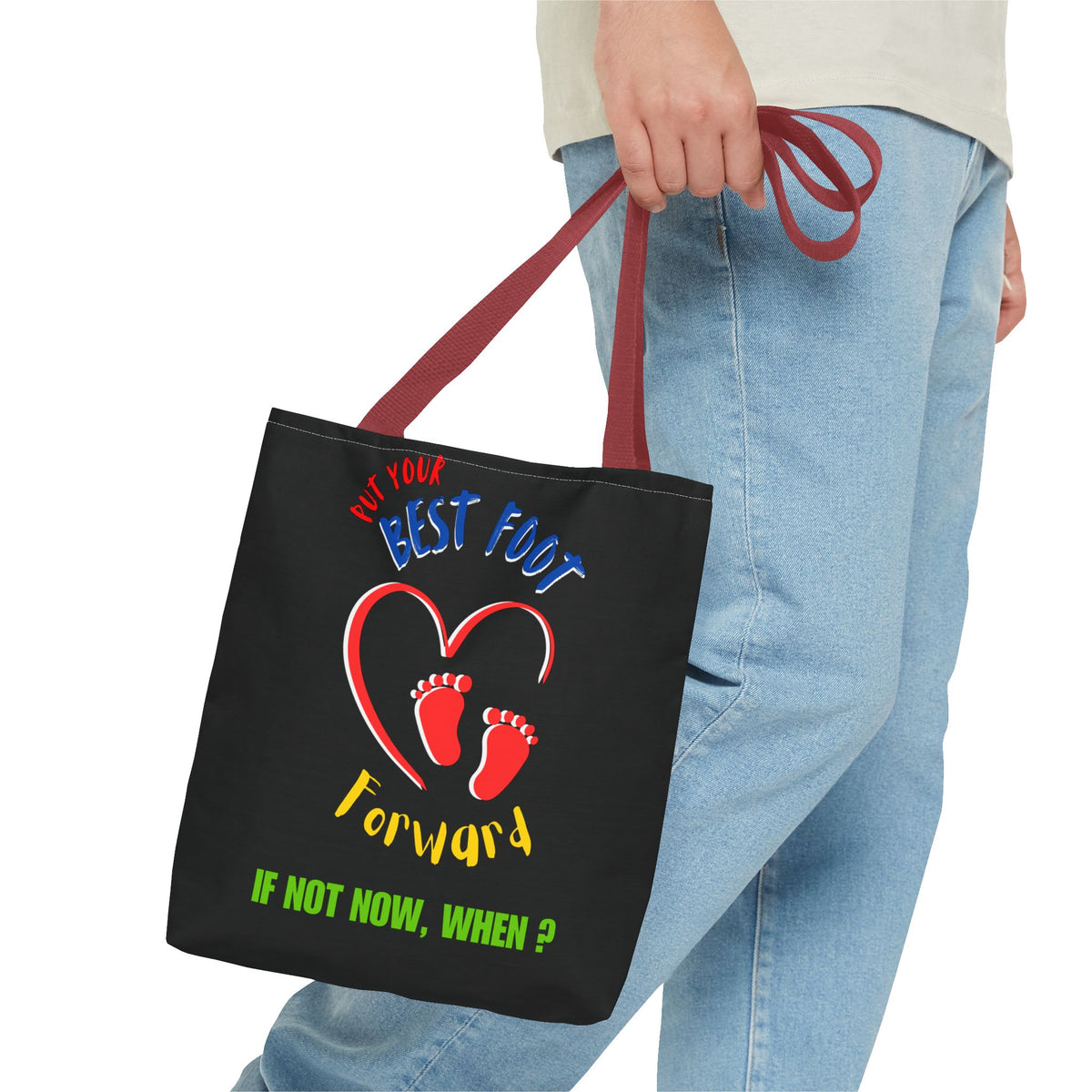 Put your best foot forward tote