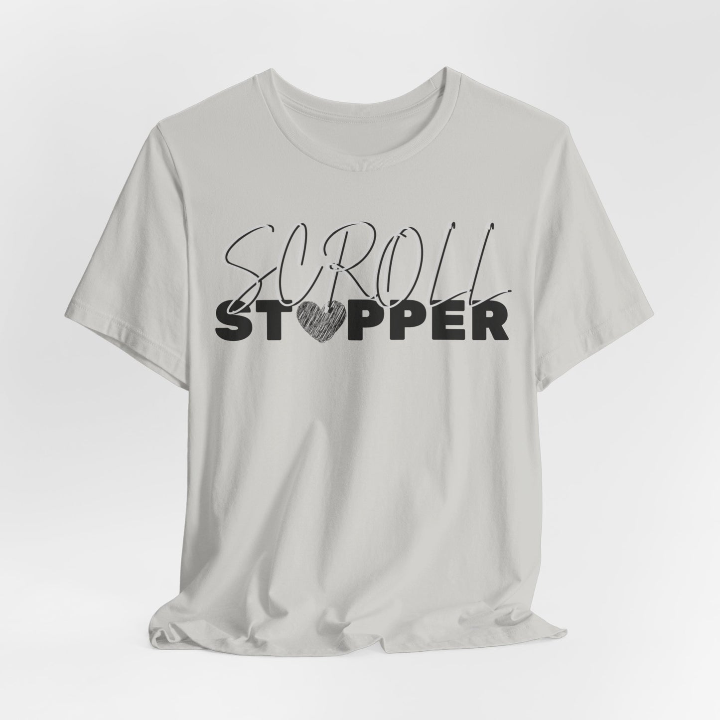 Scroll stopper ( women top ) Unisex Jersey Short Sleeve Tee