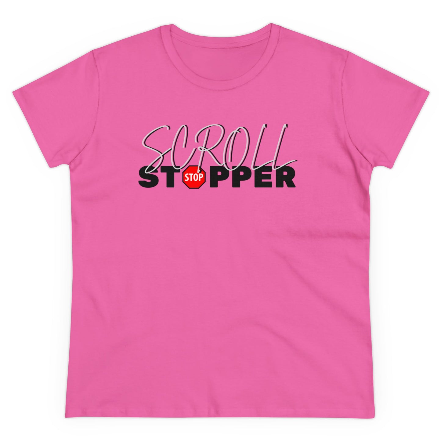 Copy of Scroll stopper cute Women's Midweight Cotton Tee