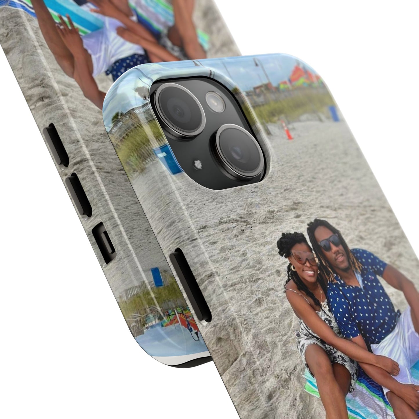 Personalized Tough Phone Cases, Customizable Phone Cover, Durable Phone Protection, Beach Memories Case, Unique Gift Idea, Summer Vibes