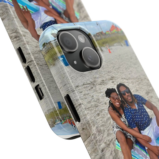 Personalized Tough Phone Cases, Customizable Phone Cover, Durable Phone Protection, Beach Memories Case, Unique Gift Idea, Summer Vibes