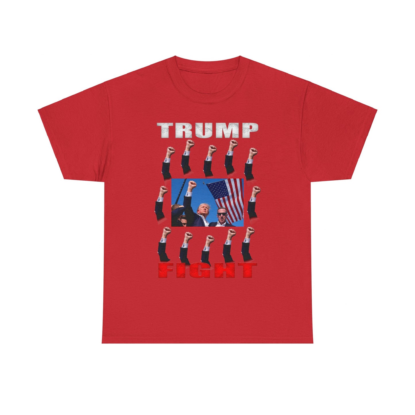 Trump Fight Unisex Heavy Cotton Tee