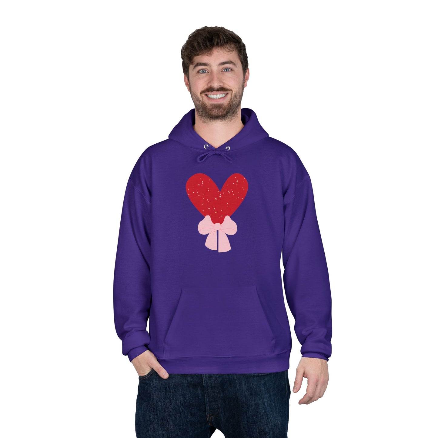Valentines day heart Unisex EcoSmart® Pullover Hoodie Sweatshirt