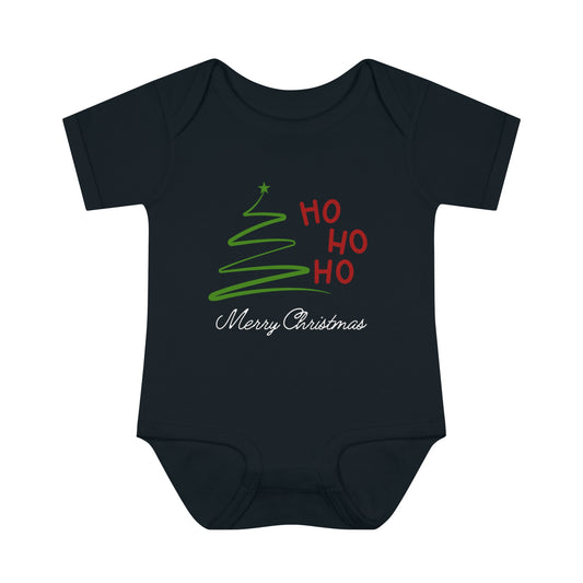 Ho ho ho , Infant Baby Rib Bodysuit