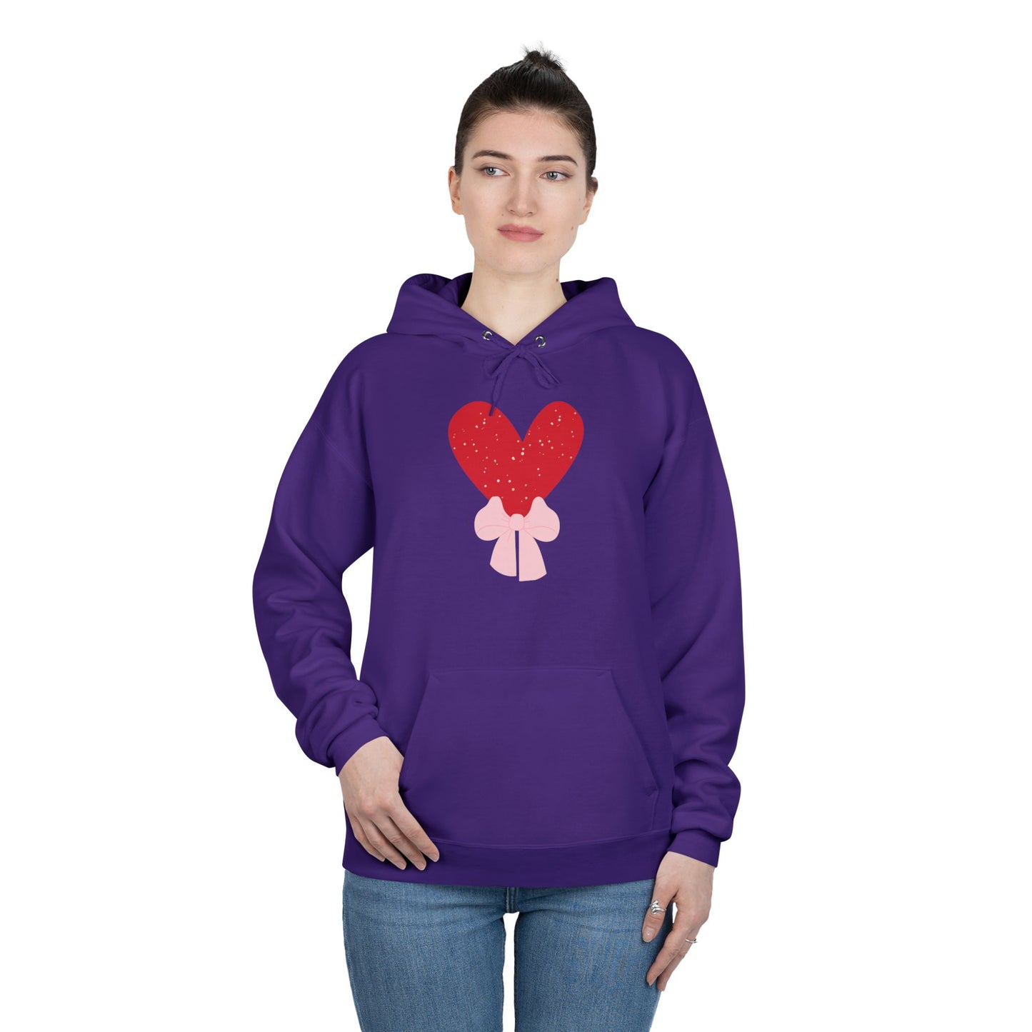 Valentines day heart Unisex EcoSmart® Pullover Hoodie Sweatshirt