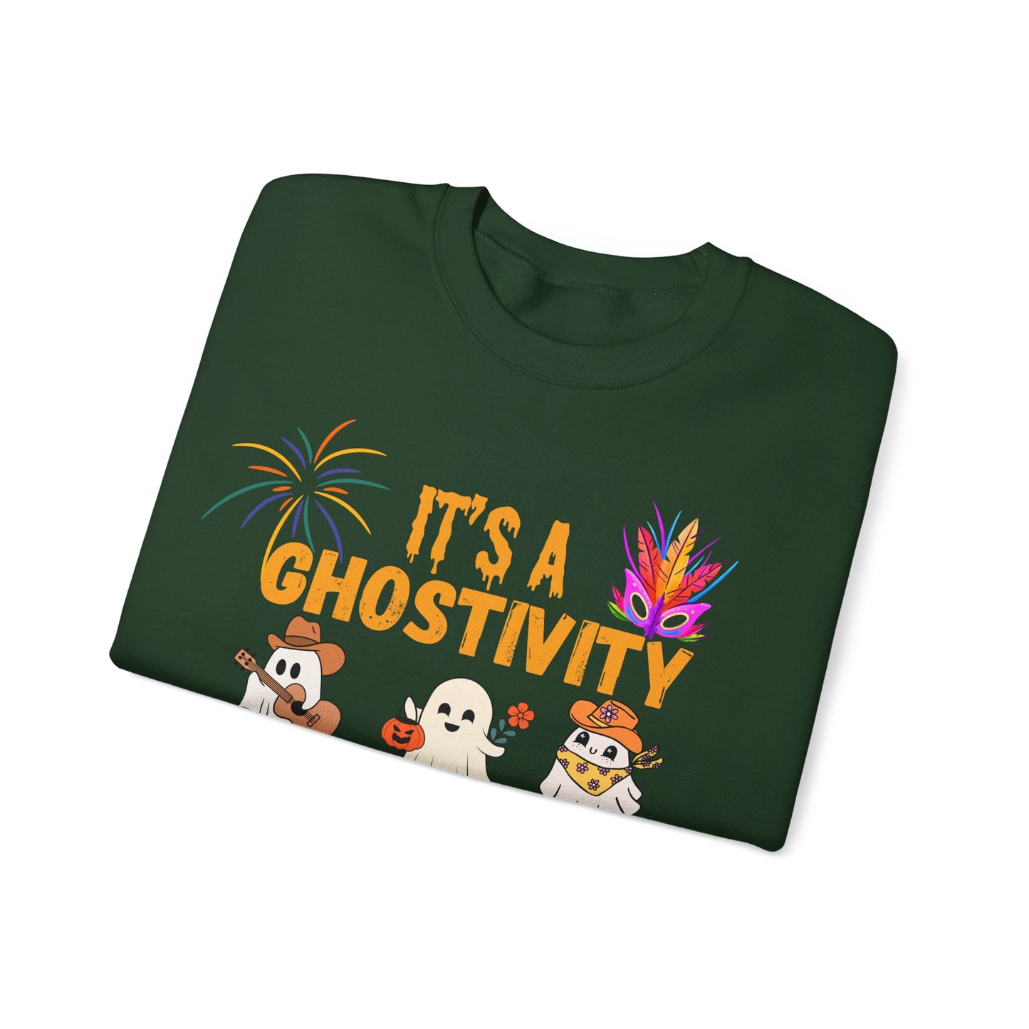 It's a Ghostivity Unisex Heavy Blend™ Crewneck Sweatshirt