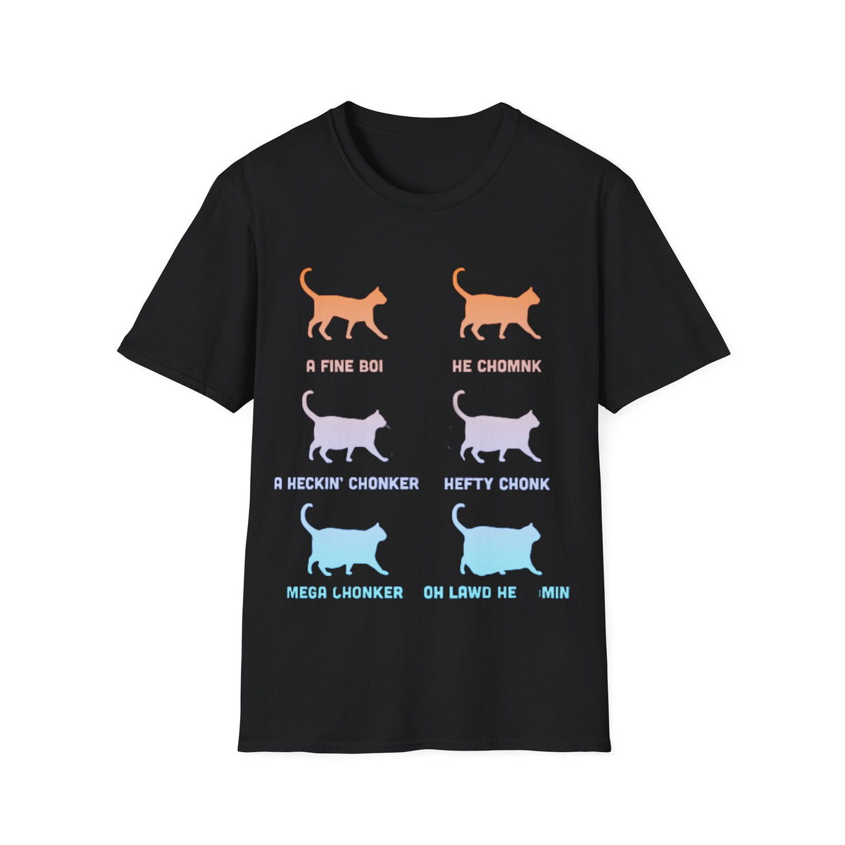 Chong Cat  Unisex Softstyle T-Shirt