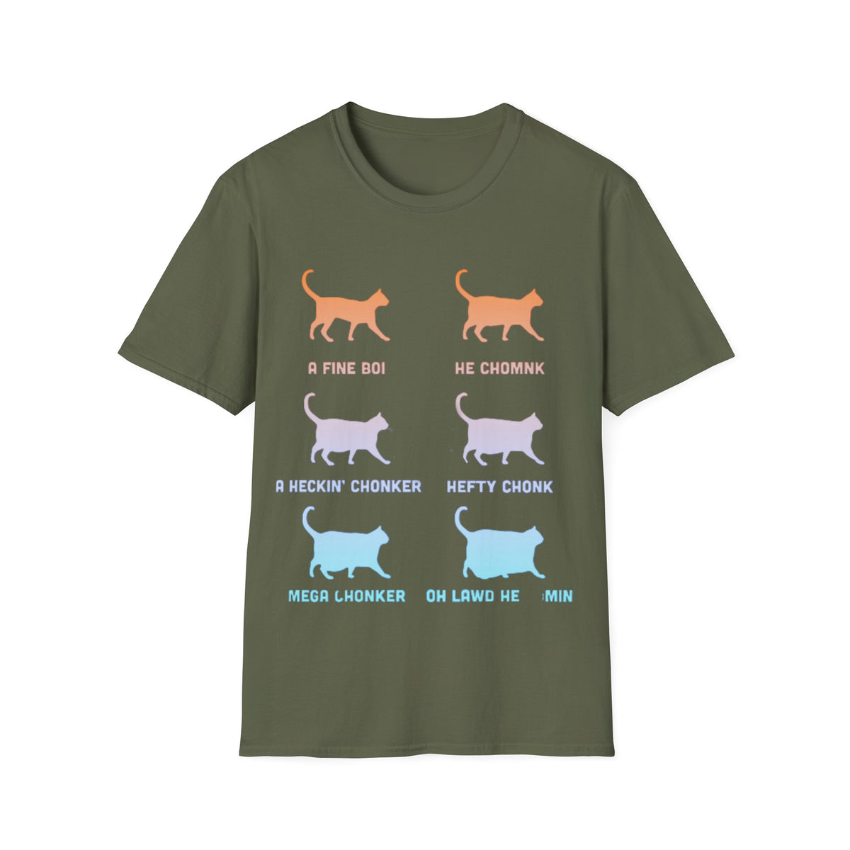 Chong Cat  Unisex Softstyle T-Shirt