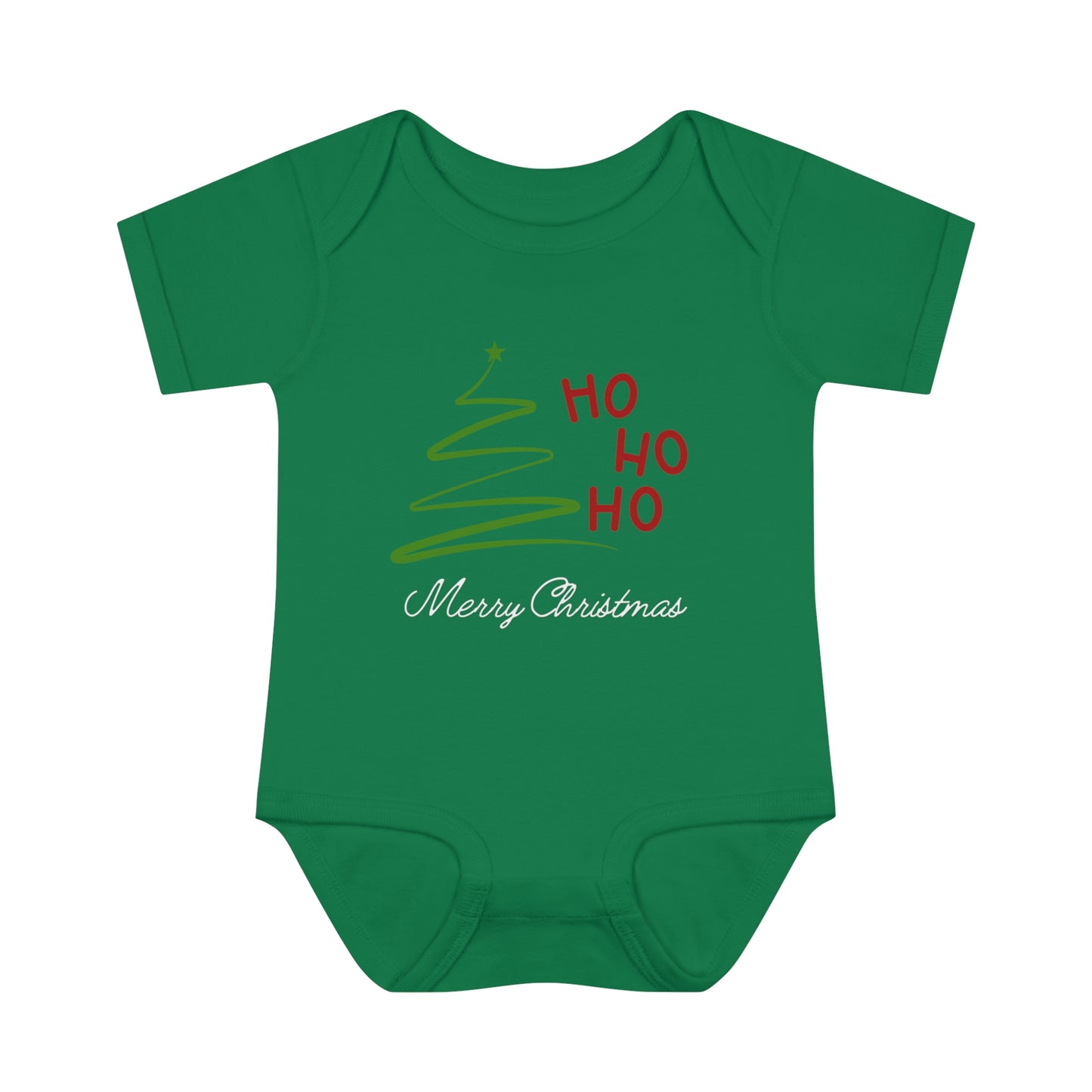 Ho ho ho , Infant Baby Rib Bodysuit