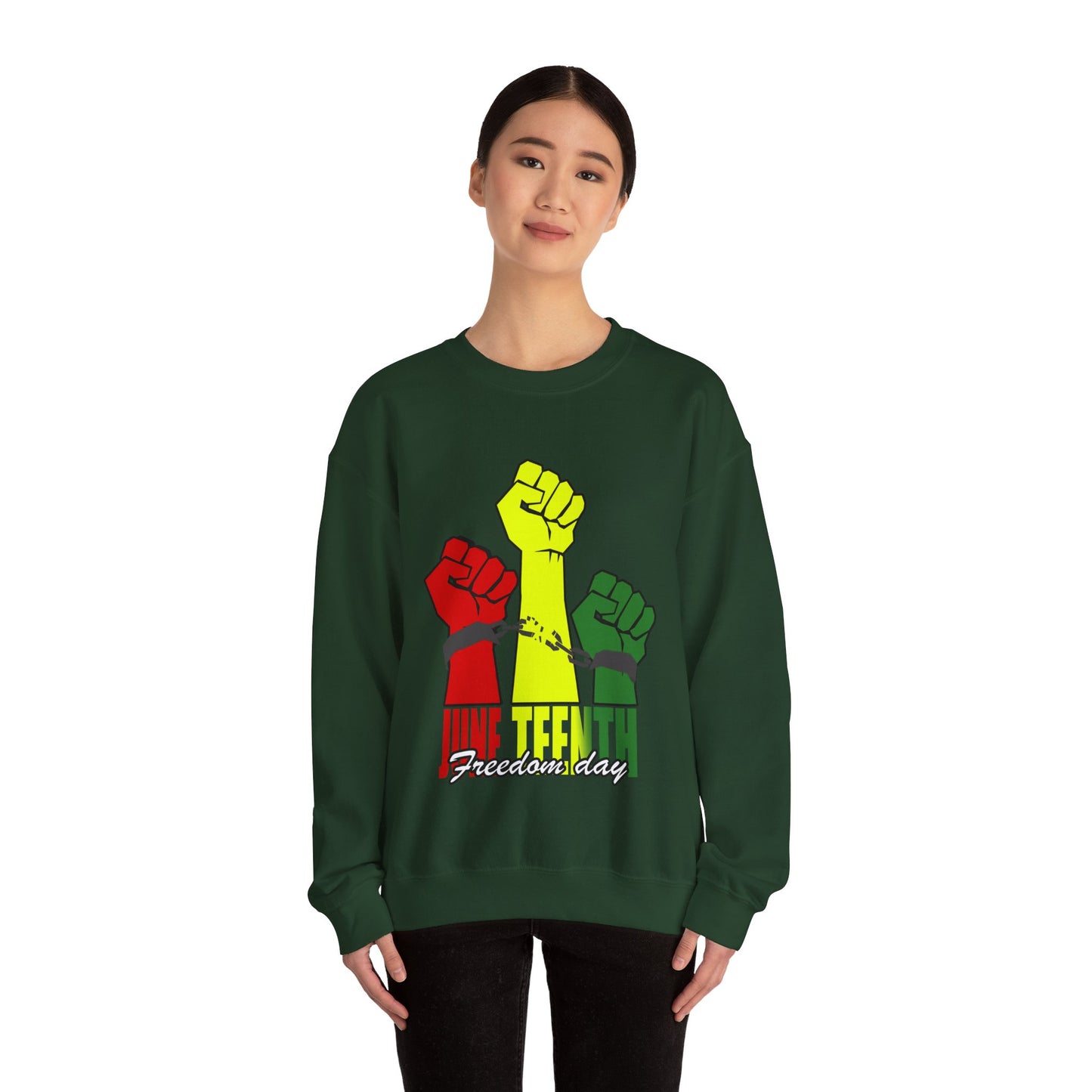 Juneteenth Freedom Unisex Heavy Blend™ Crewneck Sweatshirt