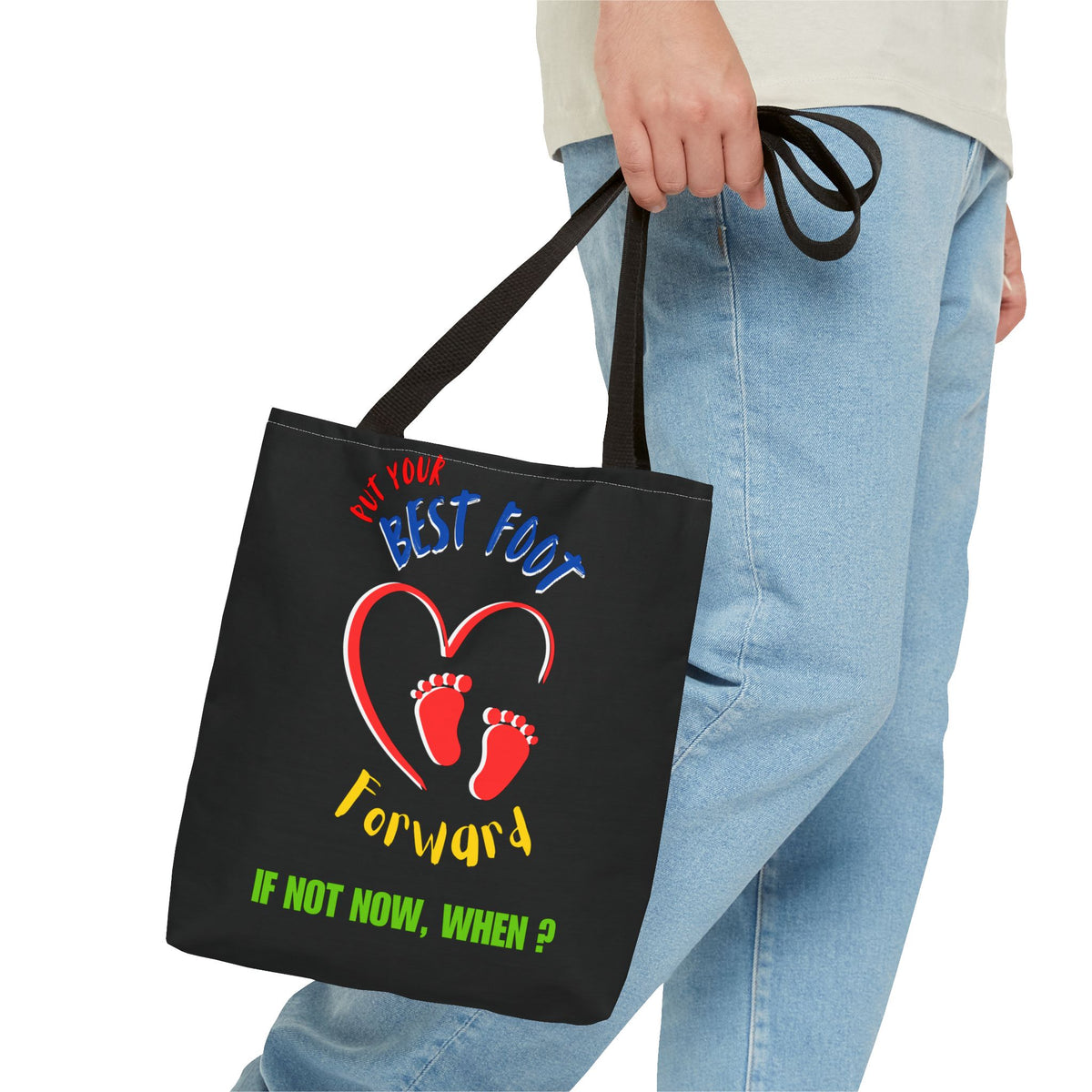 Put your best foot forward tote