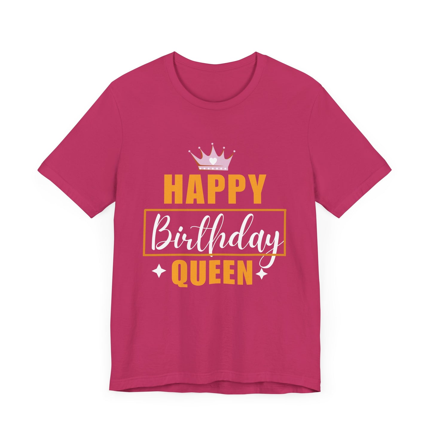 Happy birthday queen Unisex Jersey Short Sleeve Tee