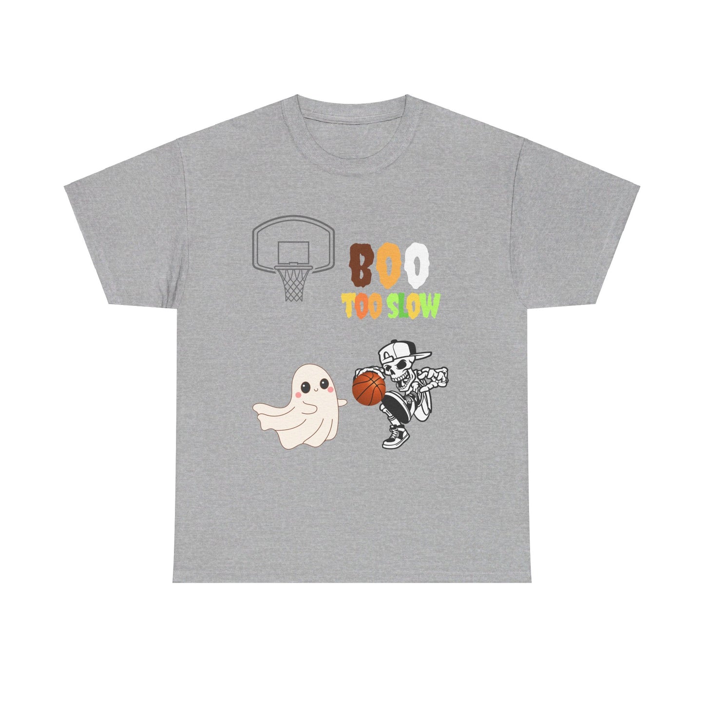 Halloween tshirt boo too slow   Unisex Heavy Cotton Tee