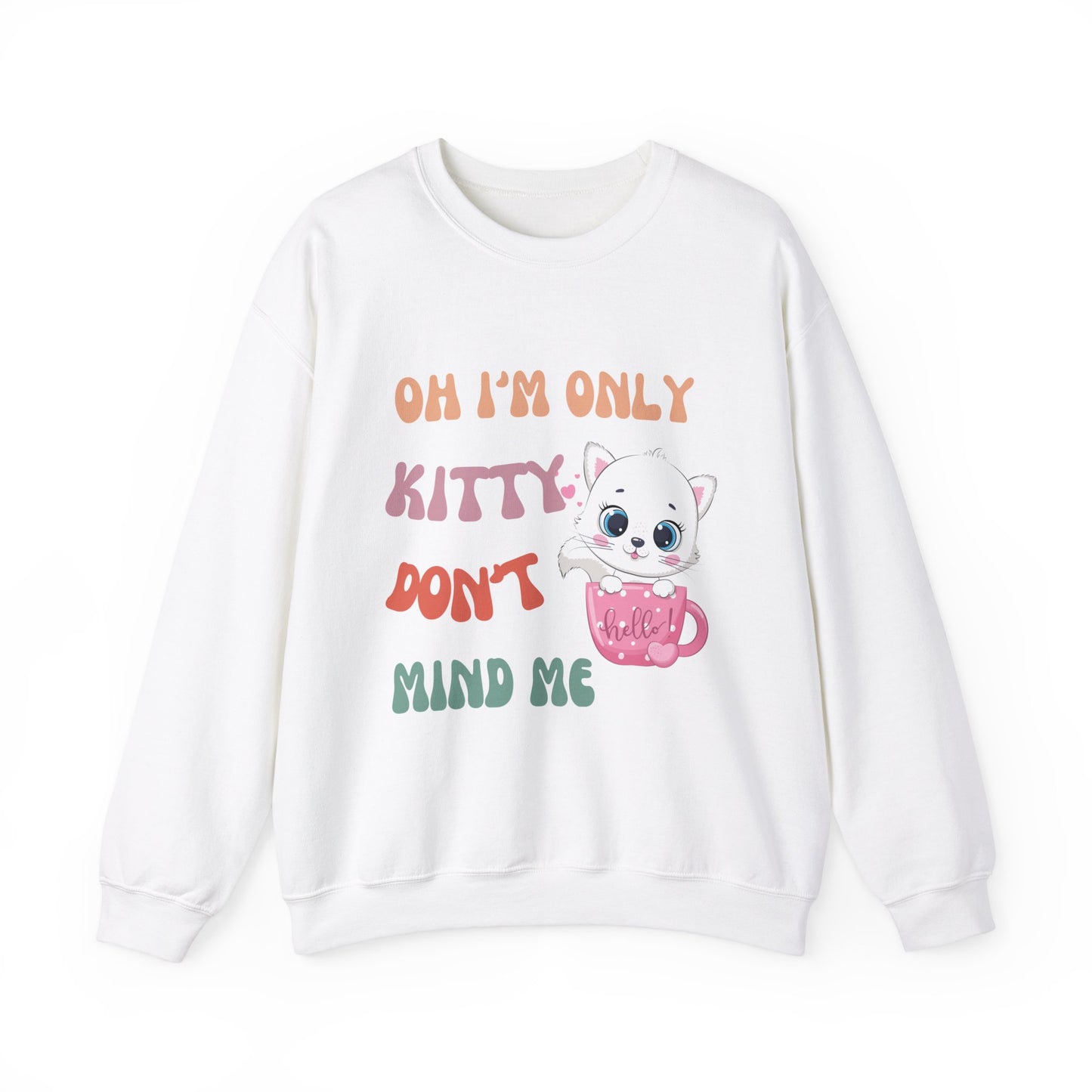 I'm only kitty Unisex Heavy Blend™ Crewneck Sweatshirt