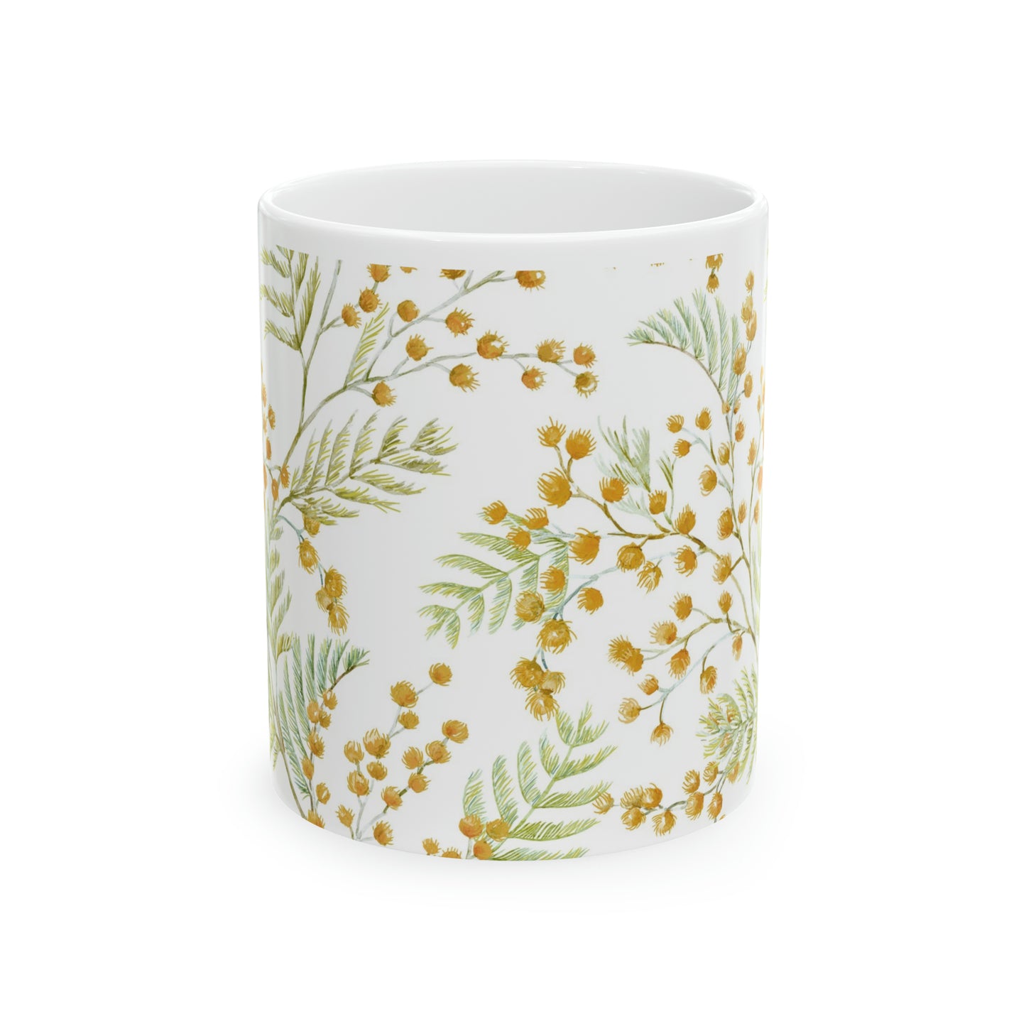 Floral Ceramic Mug, 11oz