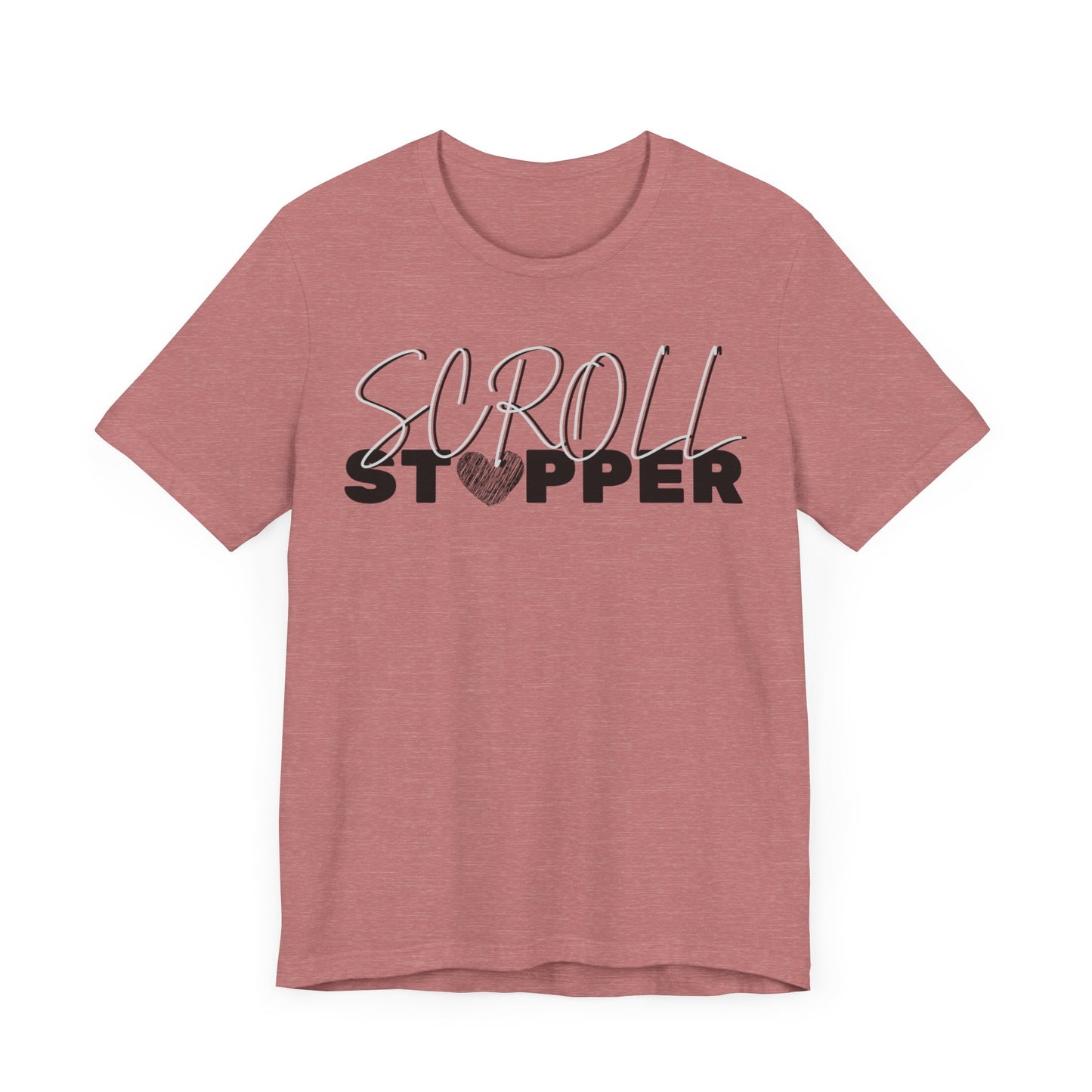 Scroll stopper ( women top ) Unisex Jersey Short Sleeve Tee