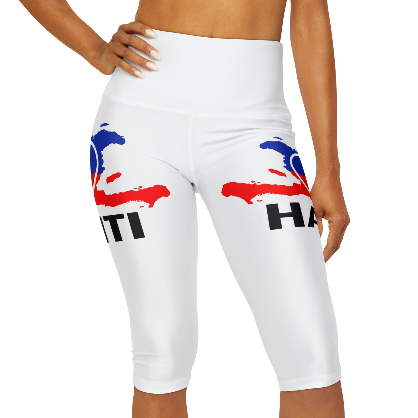 Haitian Yoga Capri Leggings (AOP)