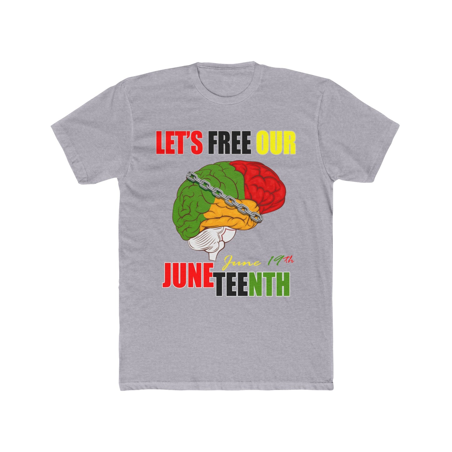 Juneteenth June 19 Unisex Cotton Crew Tee