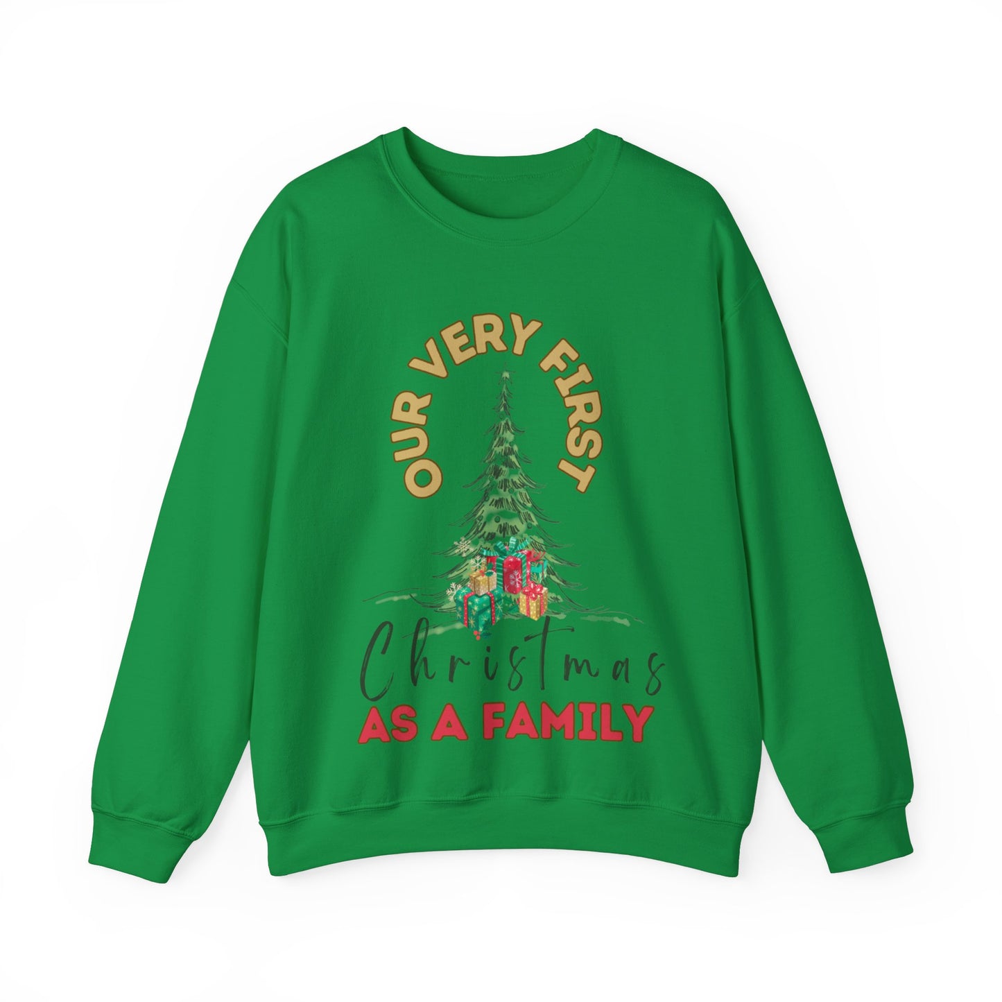 Our first Christmas as a family. Crewneck Sweatshirt