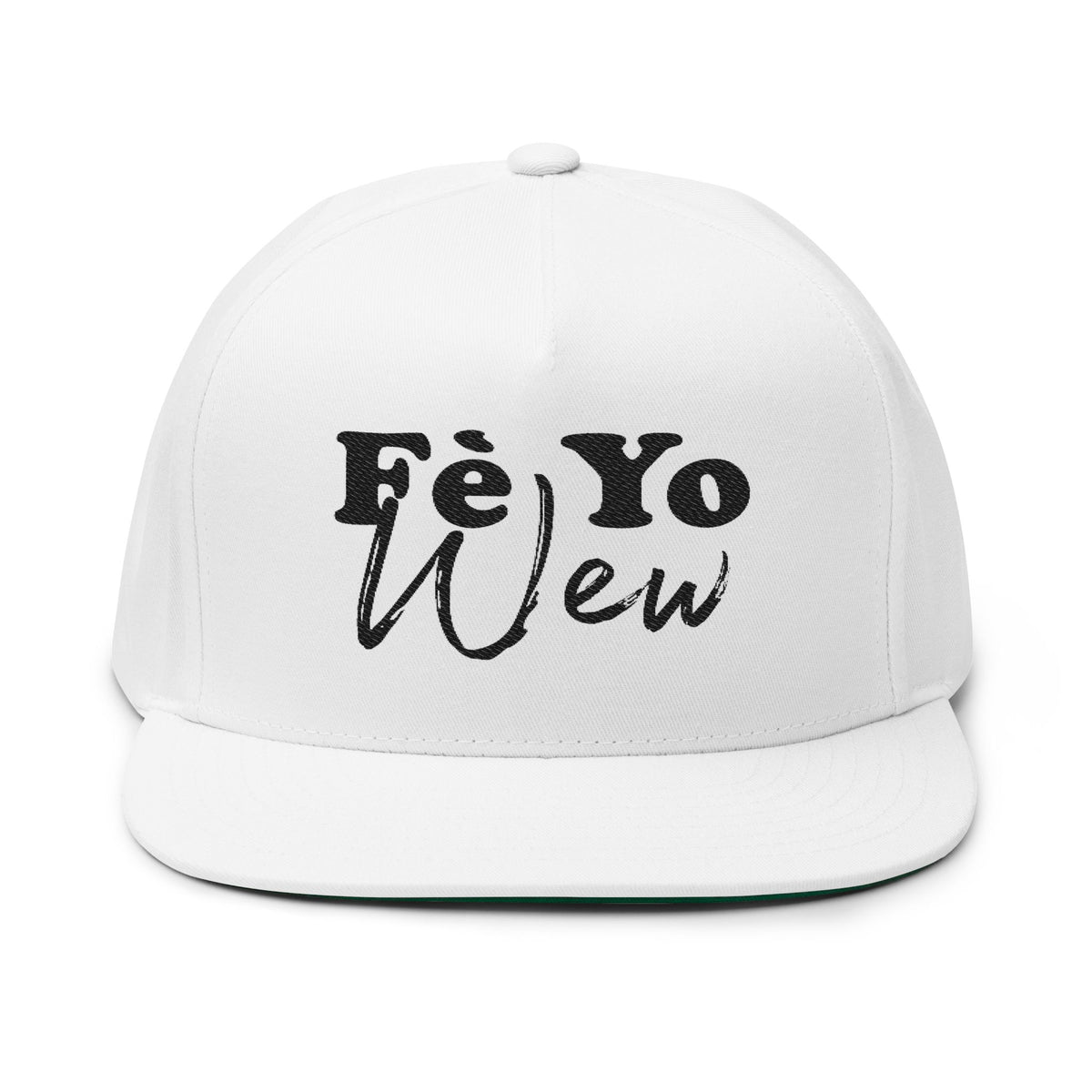 Fe yo wew Electric Stylish Flat Bill Cap | Electric Vibe Hat for Casual Outings, Fashion Statement, Gift Idea for Dad, Birthday Cap