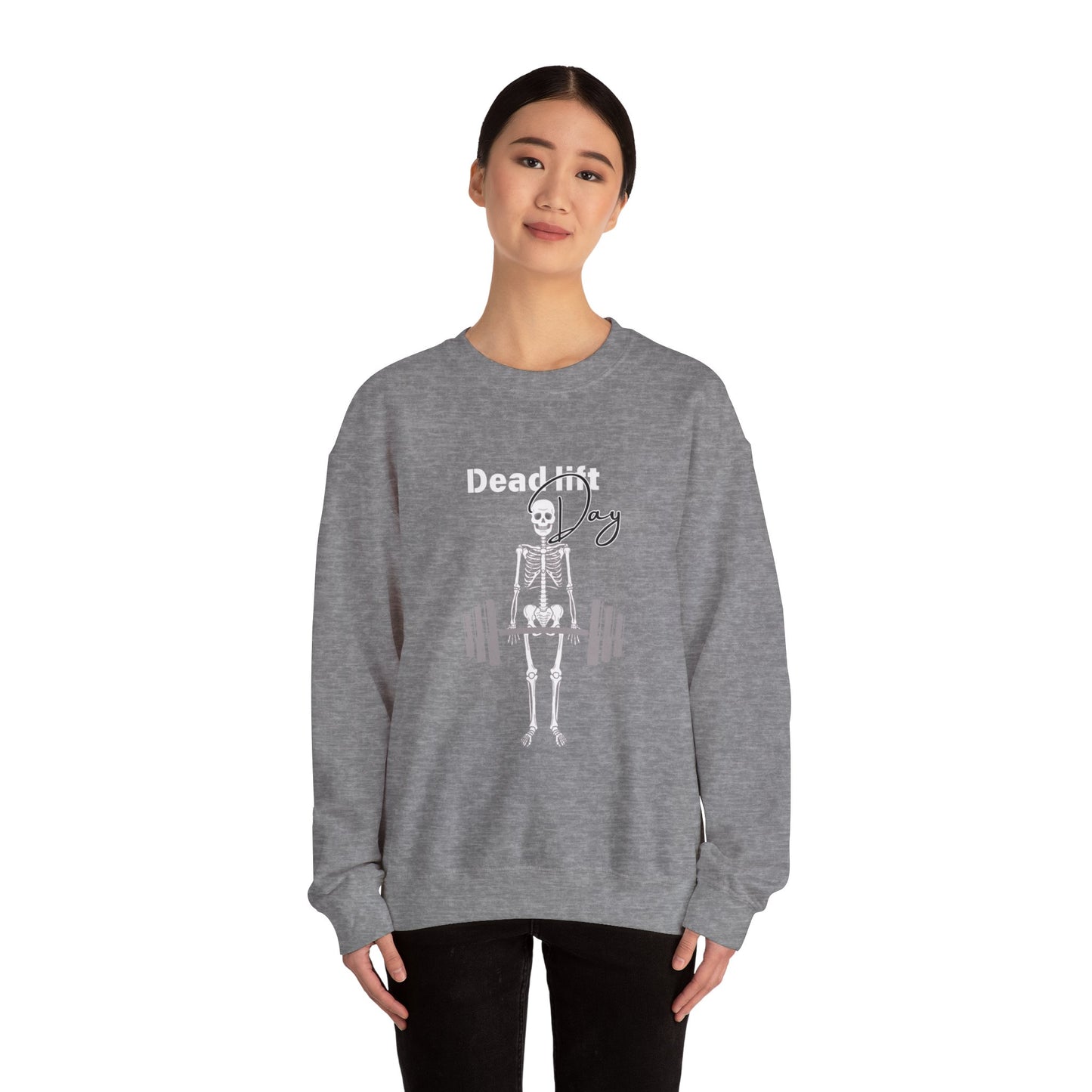 Halloween Sweater weight lifting, Dead lift Unisex Heavy Blend™ Crewneck Sweatshirt