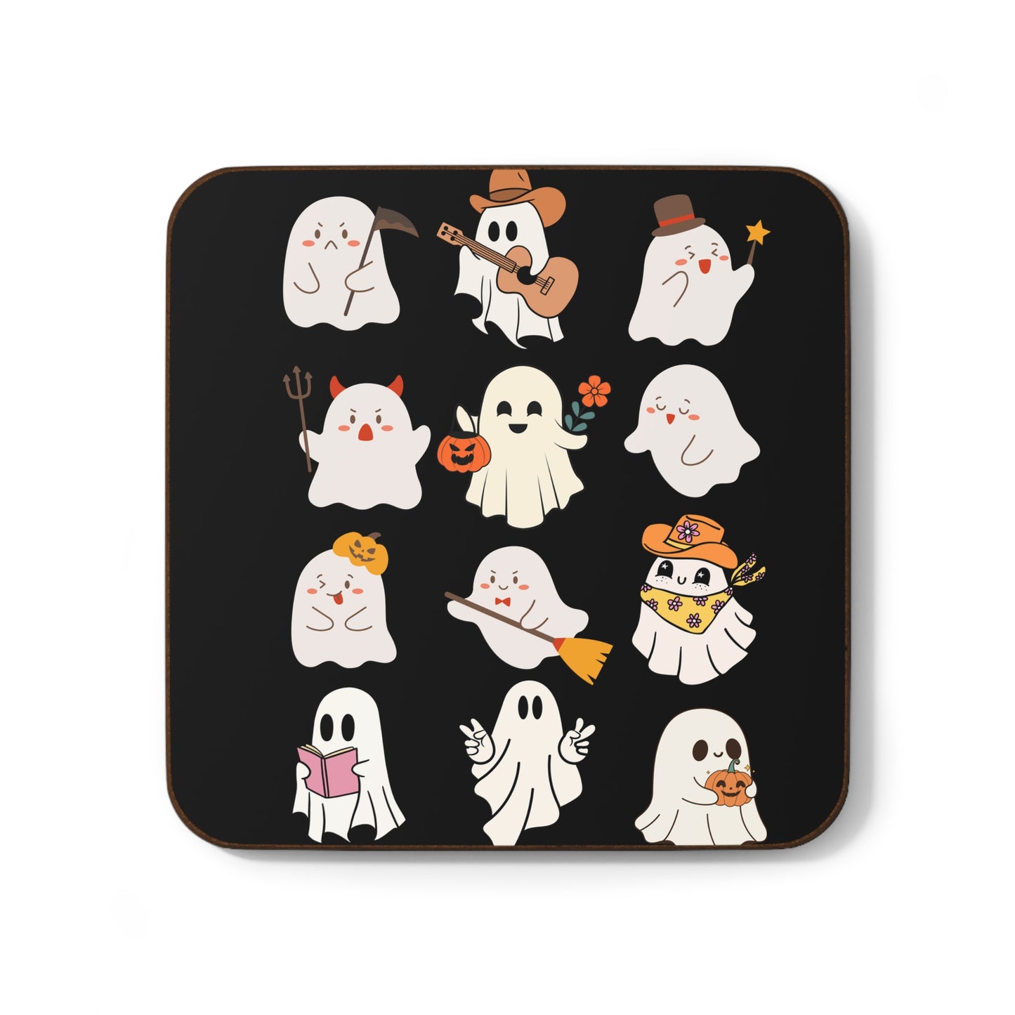 Ghost party, Hardboard Back Coaster