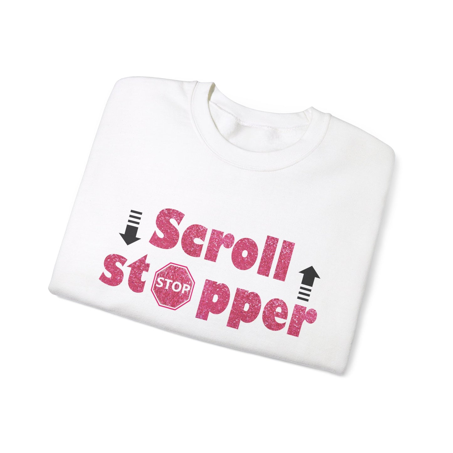 Scroll stopper Unisex Heavy Blend™ Crewneck Sweatshirt