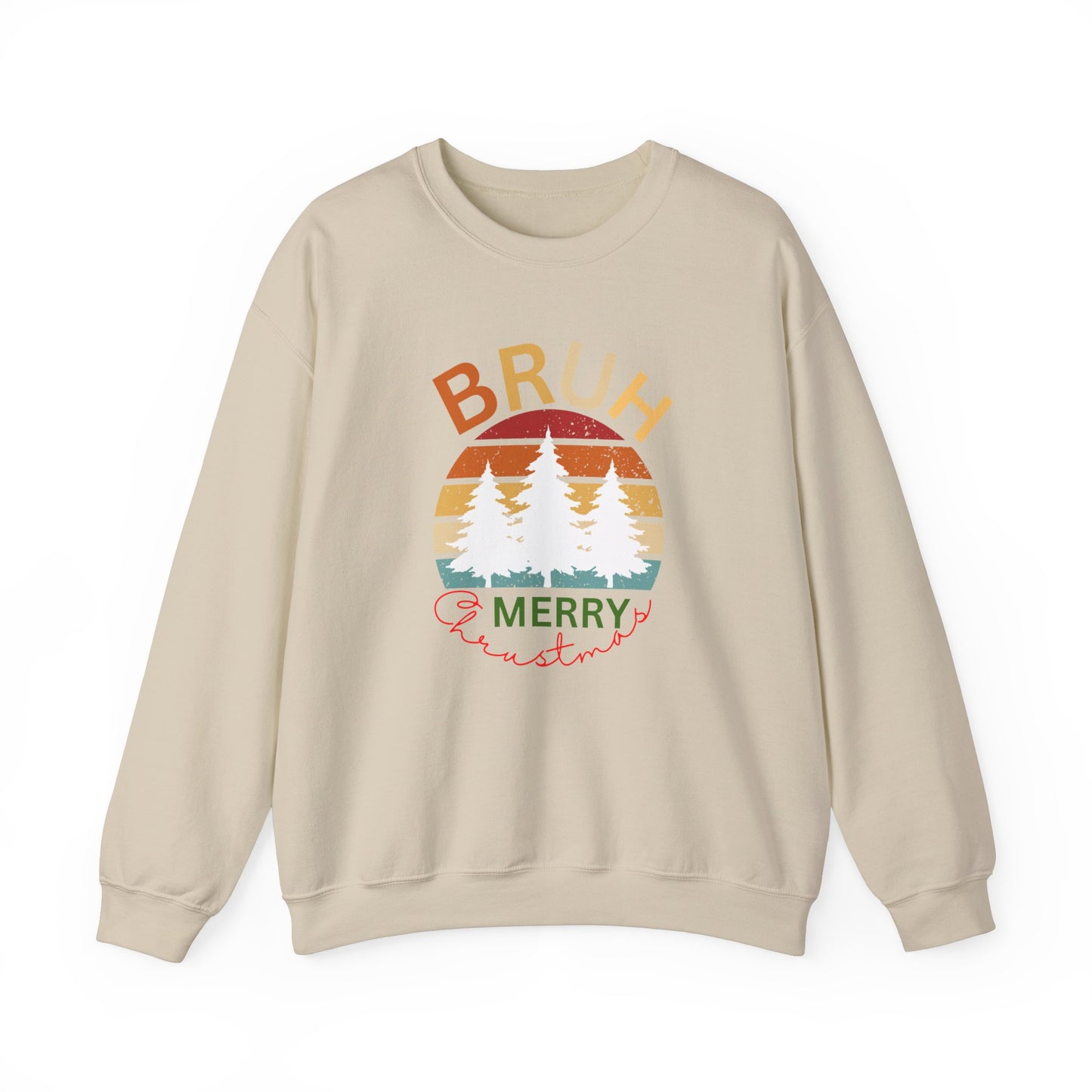 Bruh merry Christmas. Christmas sweat shirt,