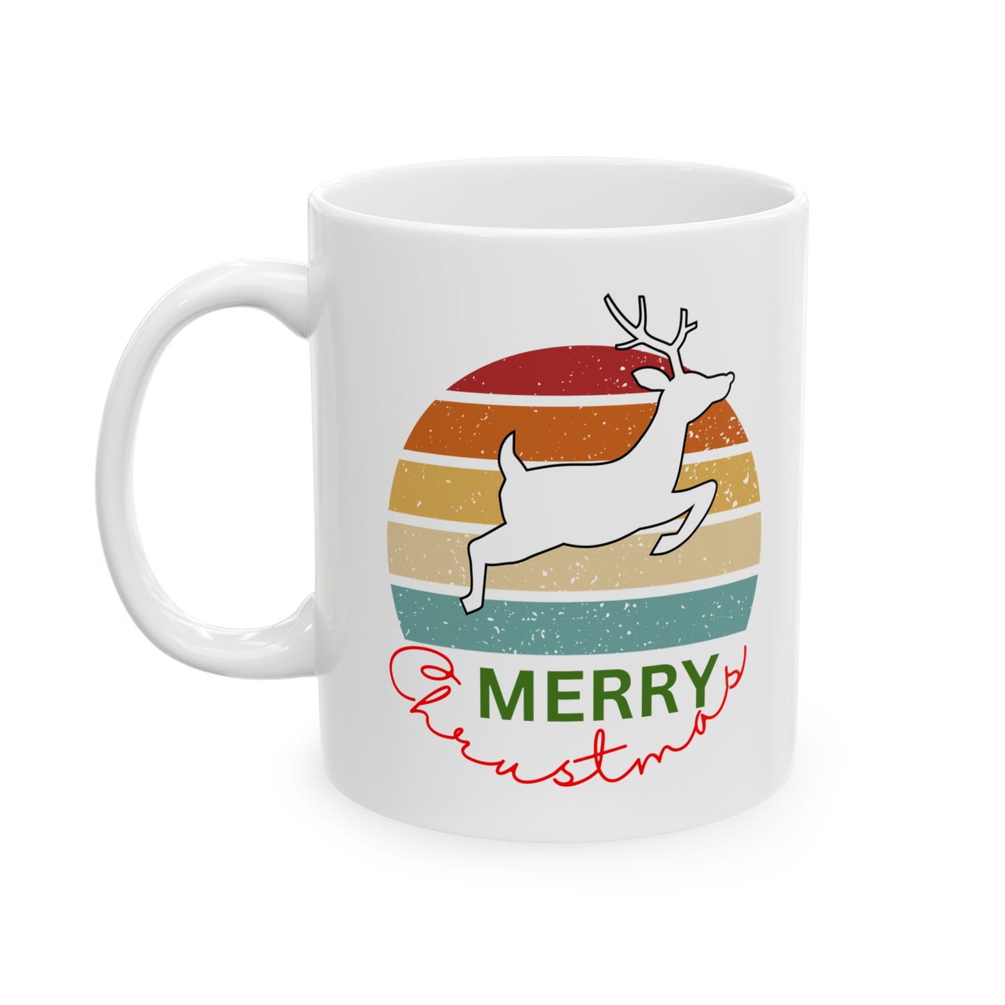 Merry Christmas, Ceramic Mug, (11oz, 15oz)