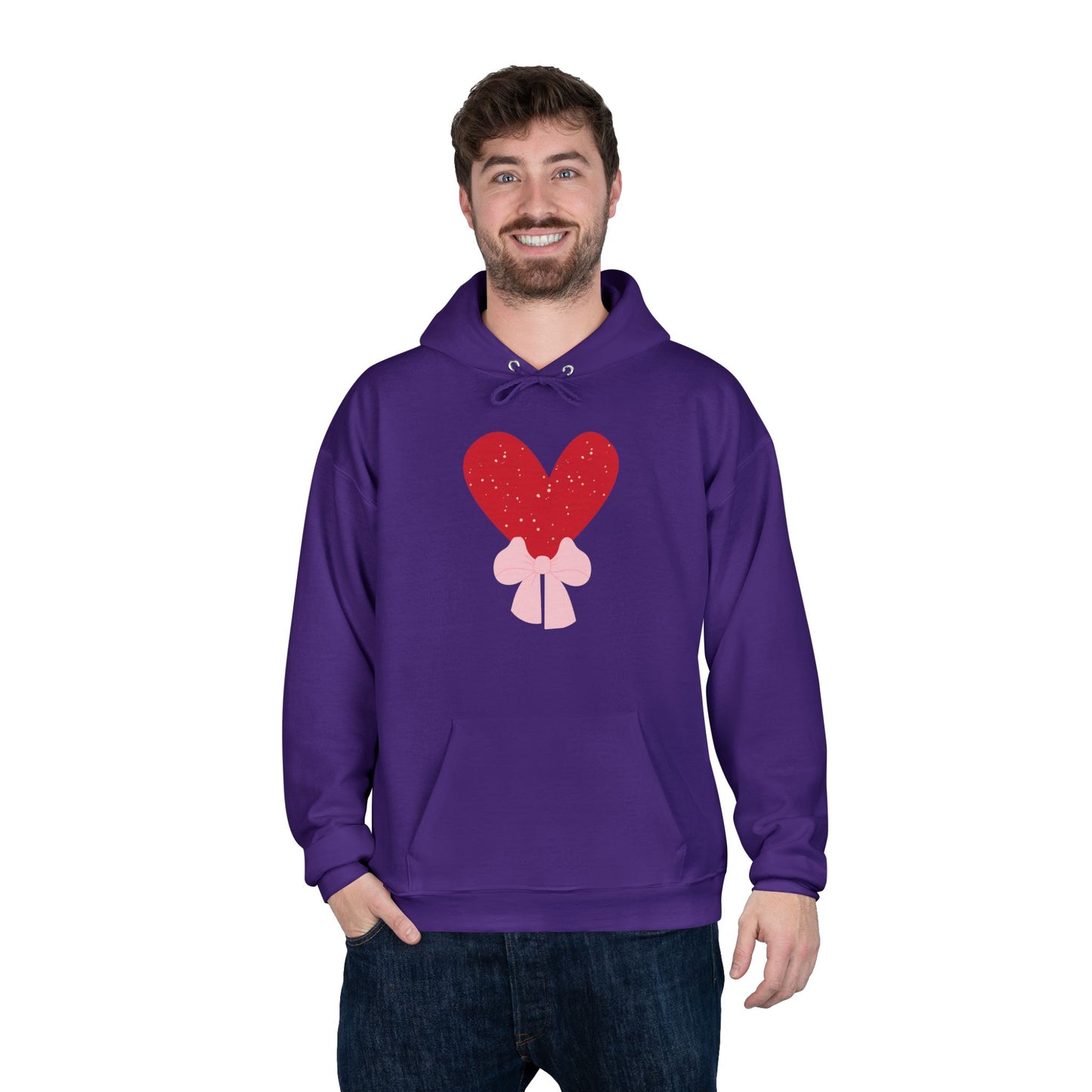 Valentines day heart Unisex EcoSmart® Pullover Hoodie Sweatshirt
