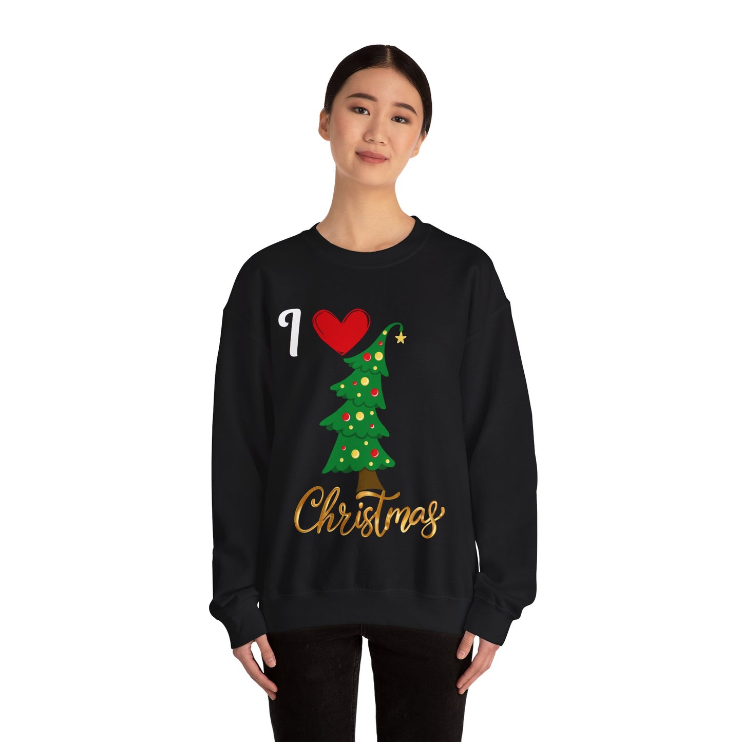 Love Christmas.  Crewneck Sweatshirt