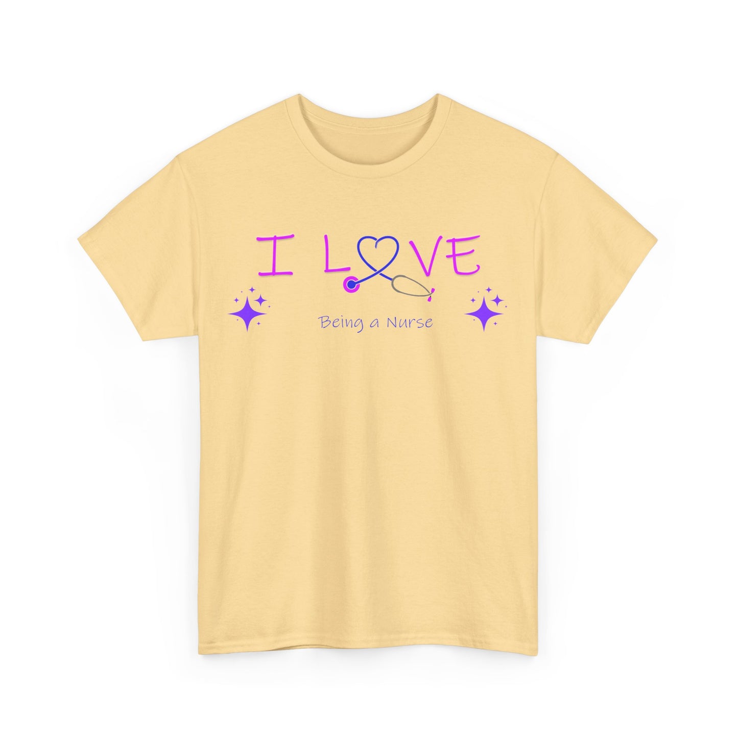 love being a nurse Unisex Heavy Cotton Tee