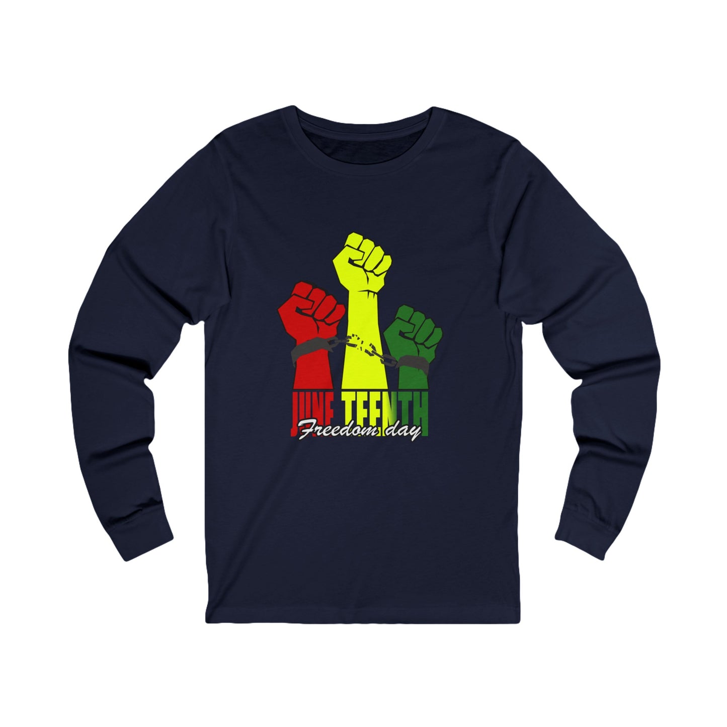 Juneteenth June 19 1865 Unisex Jersey Long Sleeve Tee