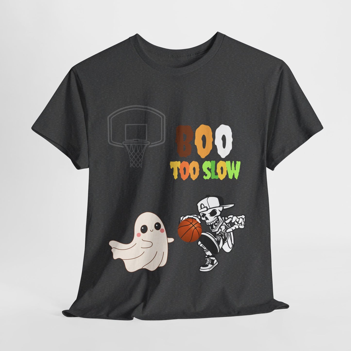 Halloween tshirt boo too slow   Unisex Heavy Cotton Tee