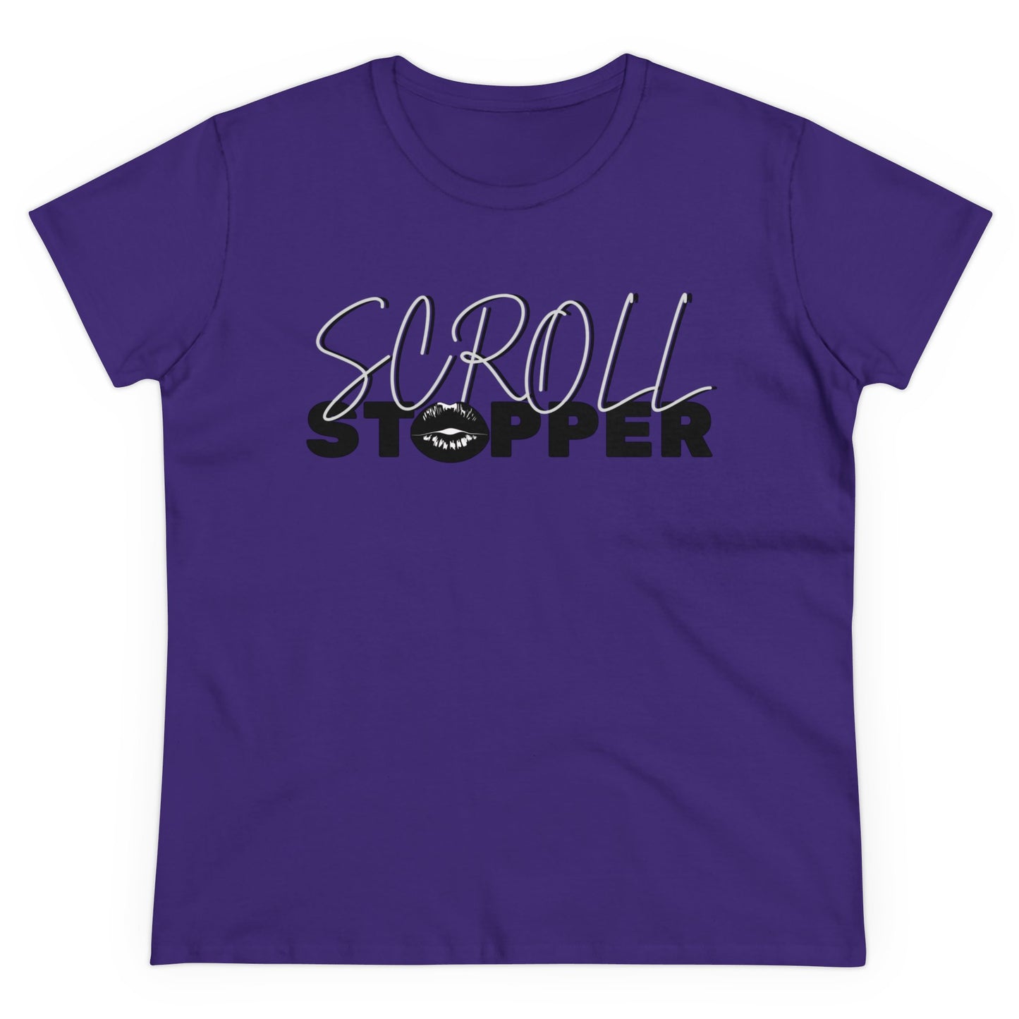 Scroll stopper cute Women's Midweight Cotton Tee