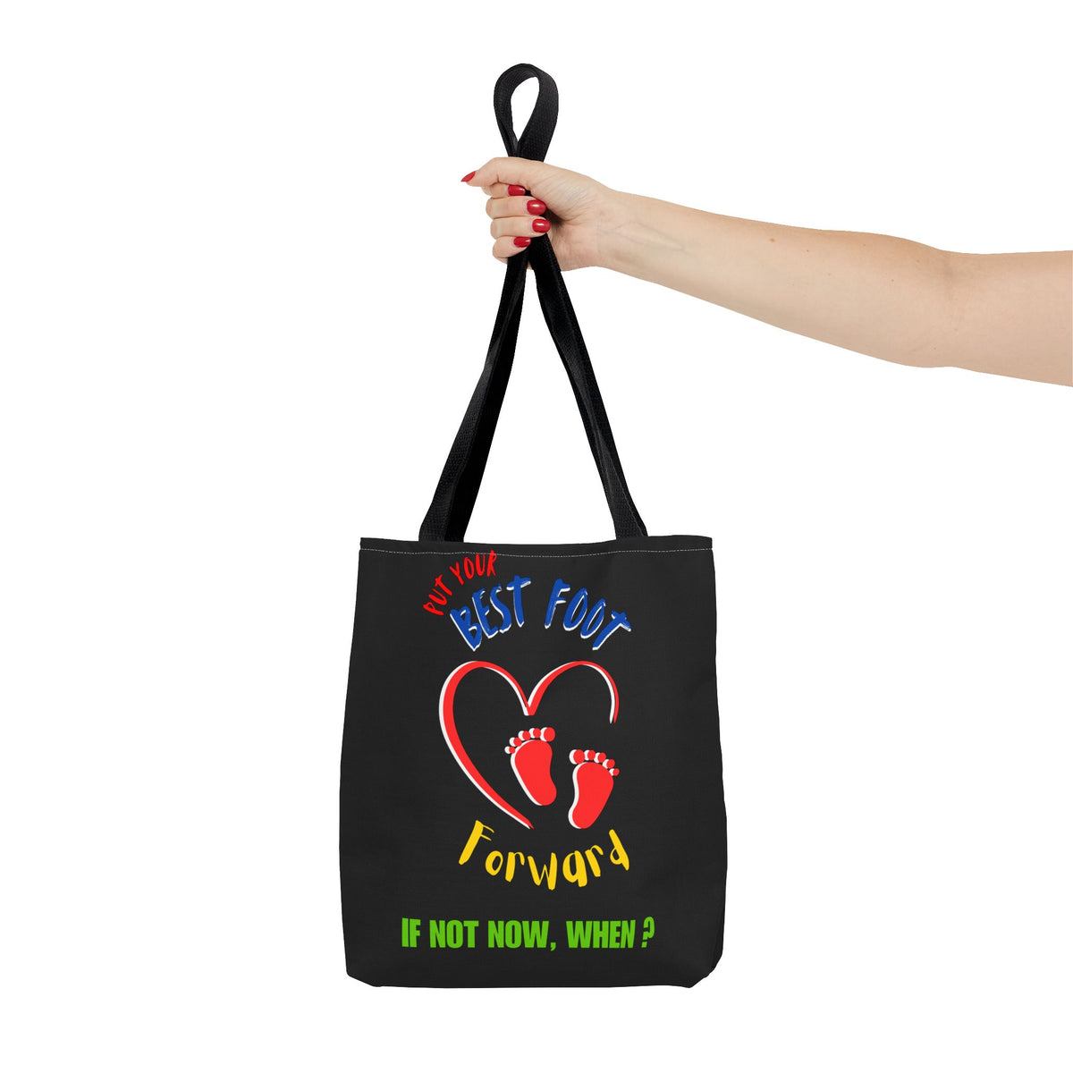Put your best foot forward tote