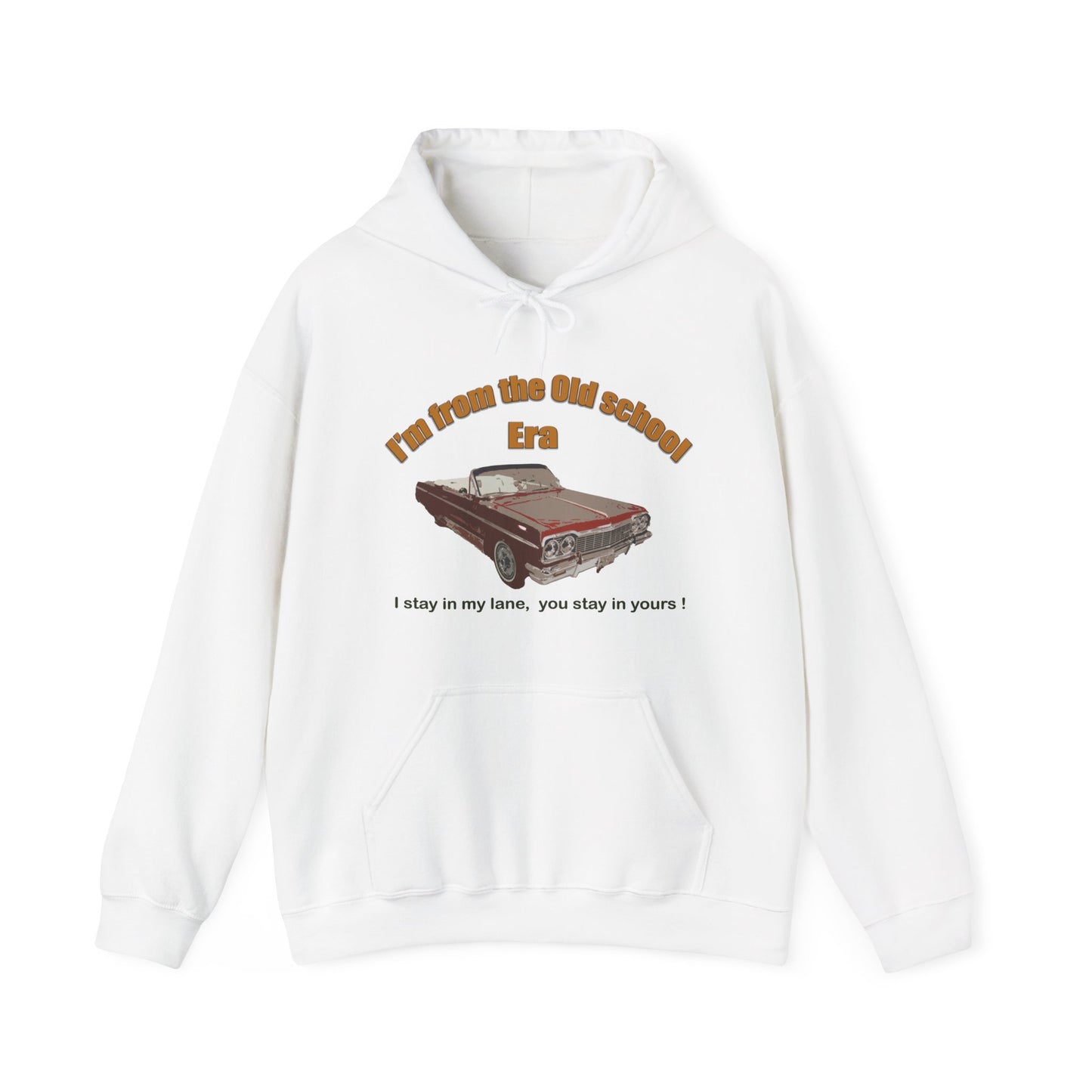 I'm from the old school era Unisex Heavy Blend™ Hooded Sweatshirt