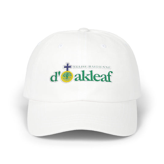 Eglise Haitienne D’Oakleaf Classic Dad Cap with Unique d'oakleaf Design | Casual Summer Hat, Gift for Dads, Trendy Accessory, Outdoor Fun, Everyday Wear