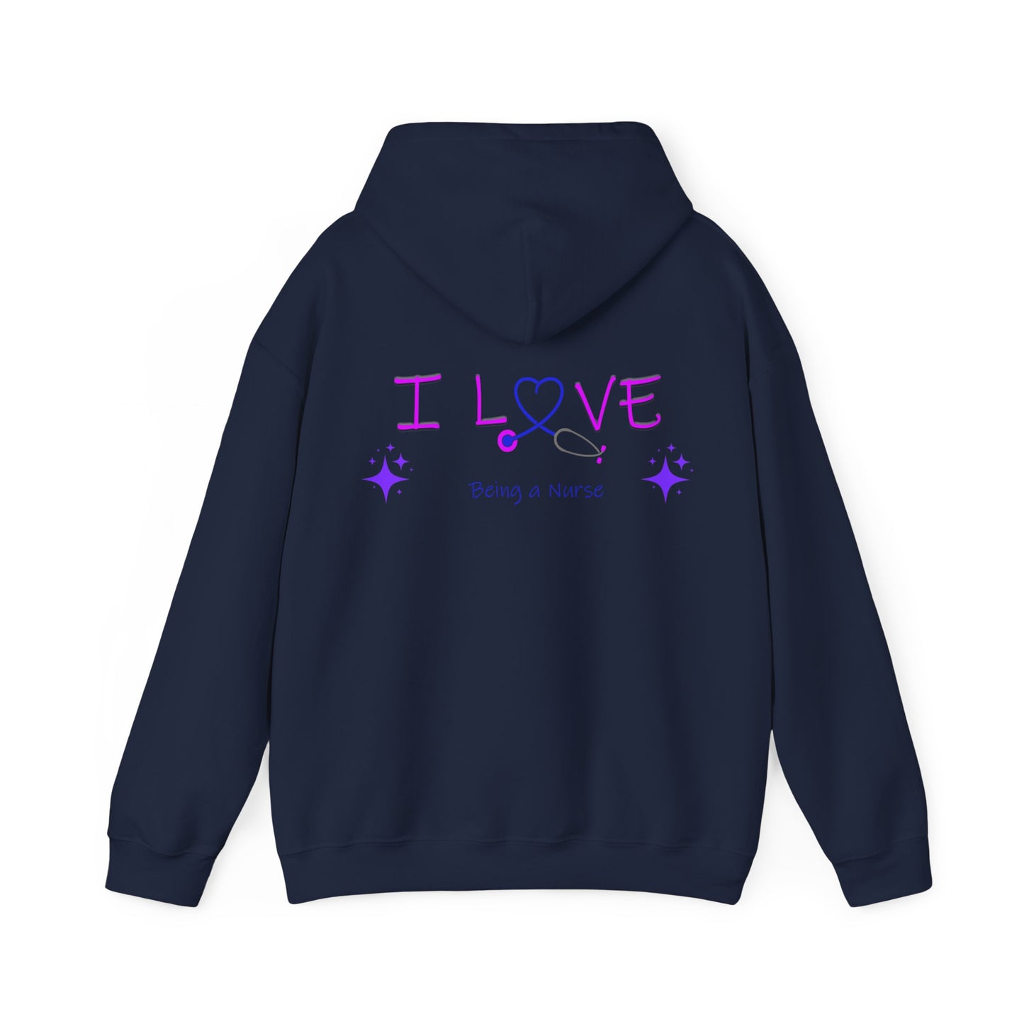 I love being a nurse Unisex Heavy Blend™ Hooded Sweatshirt