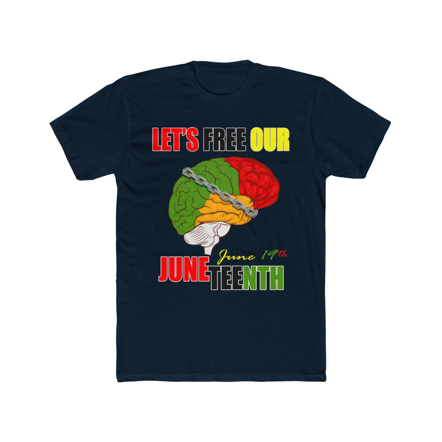 Juneteenth June 19 Unisex Cotton Crew Tee