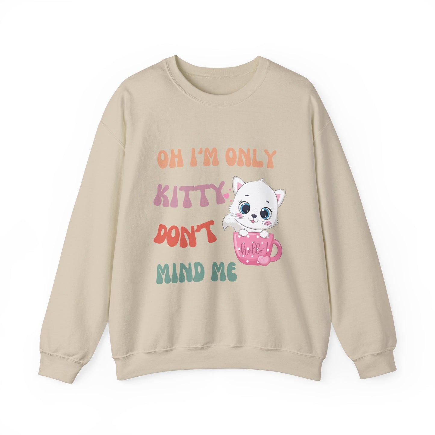 I'm only kitty Unisex Heavy Blend™ Crewneck Sweatshirt