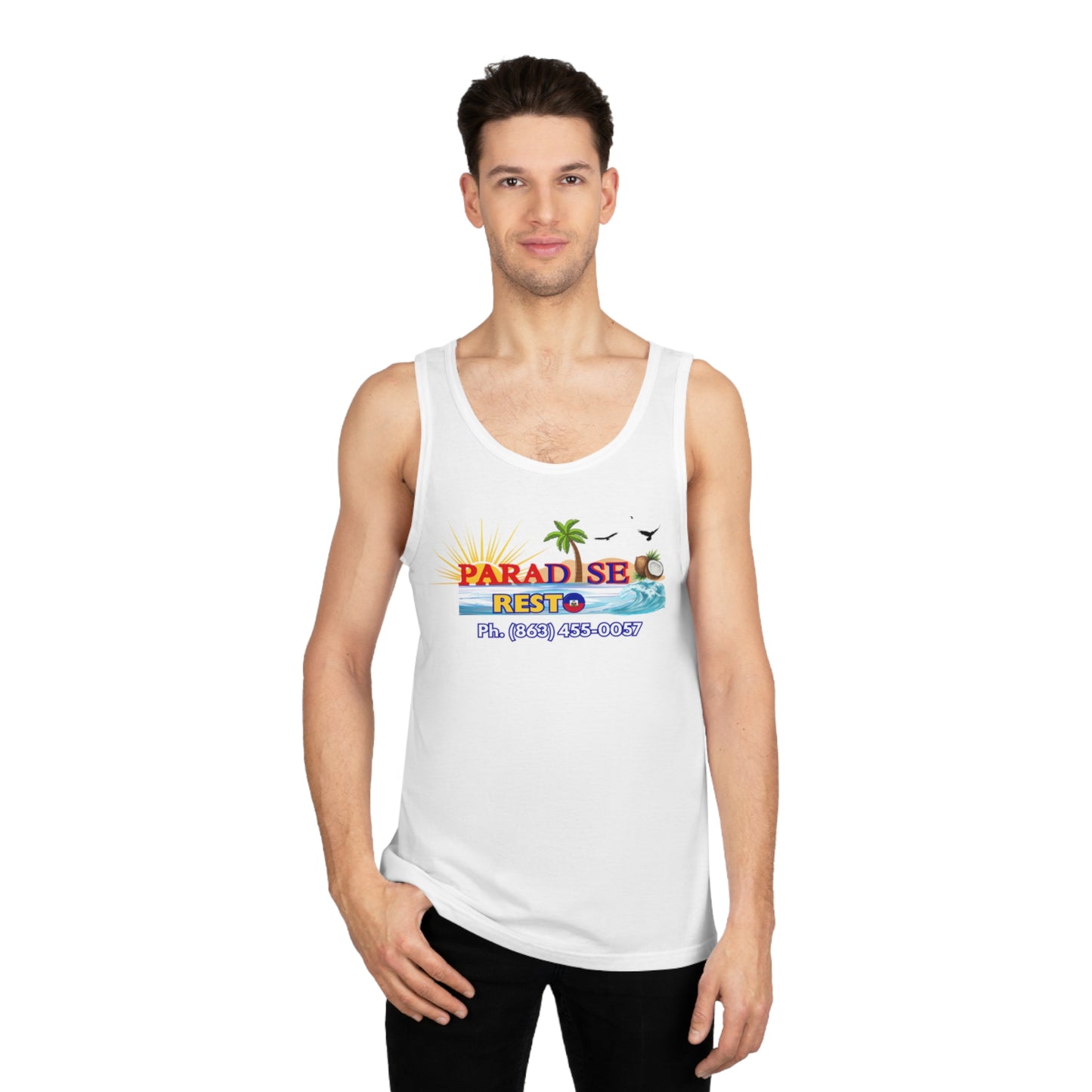 Paradise Resto Unisex Softstyle™ Tank Top