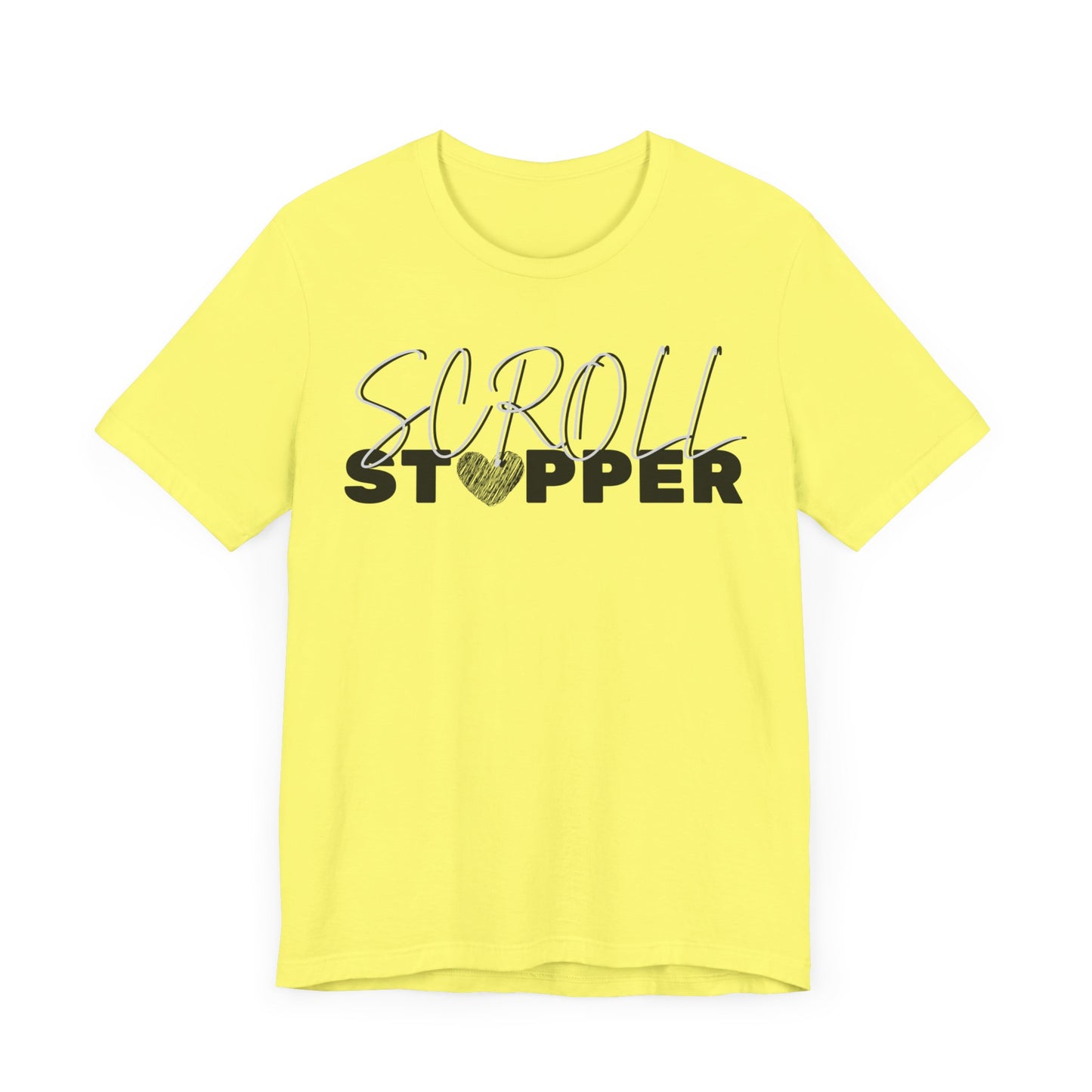 Scroll stopper ( women top ) Unisex Jersey Short Sleeve Tee